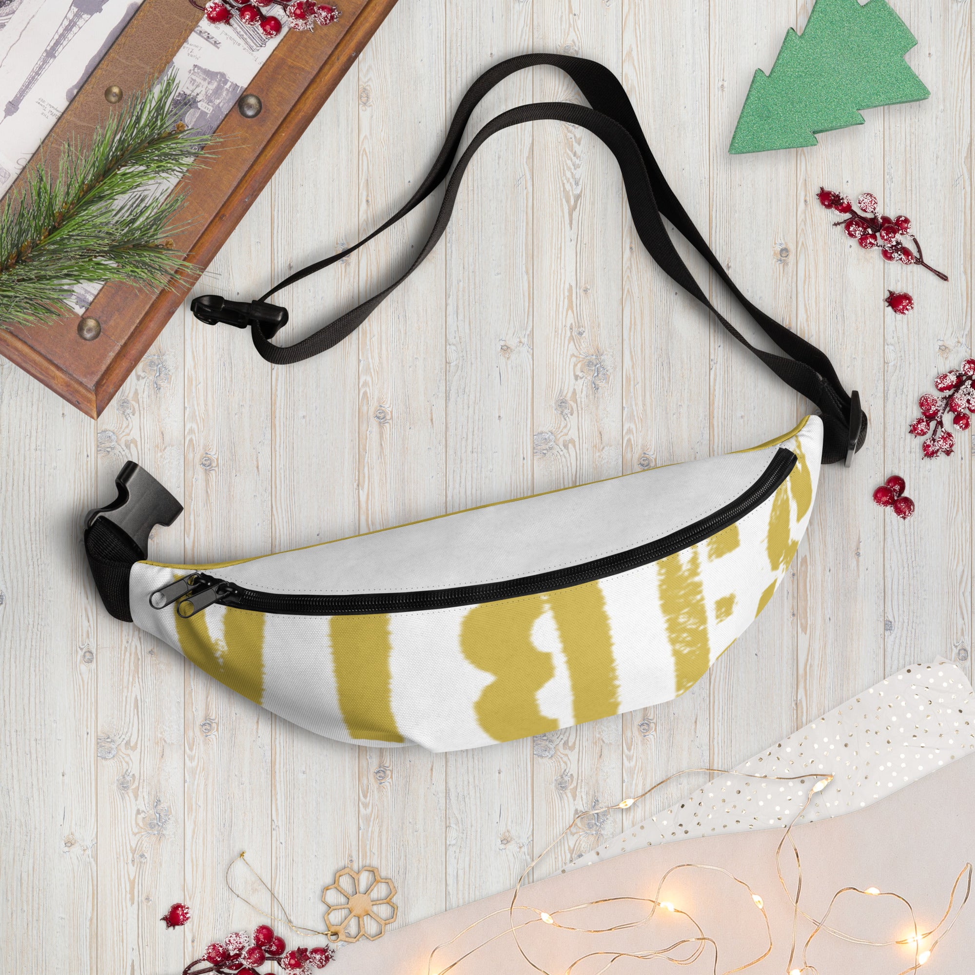 TOV Bauchtasche VIBES II (Weiß/Gold) - Time Of Vibes