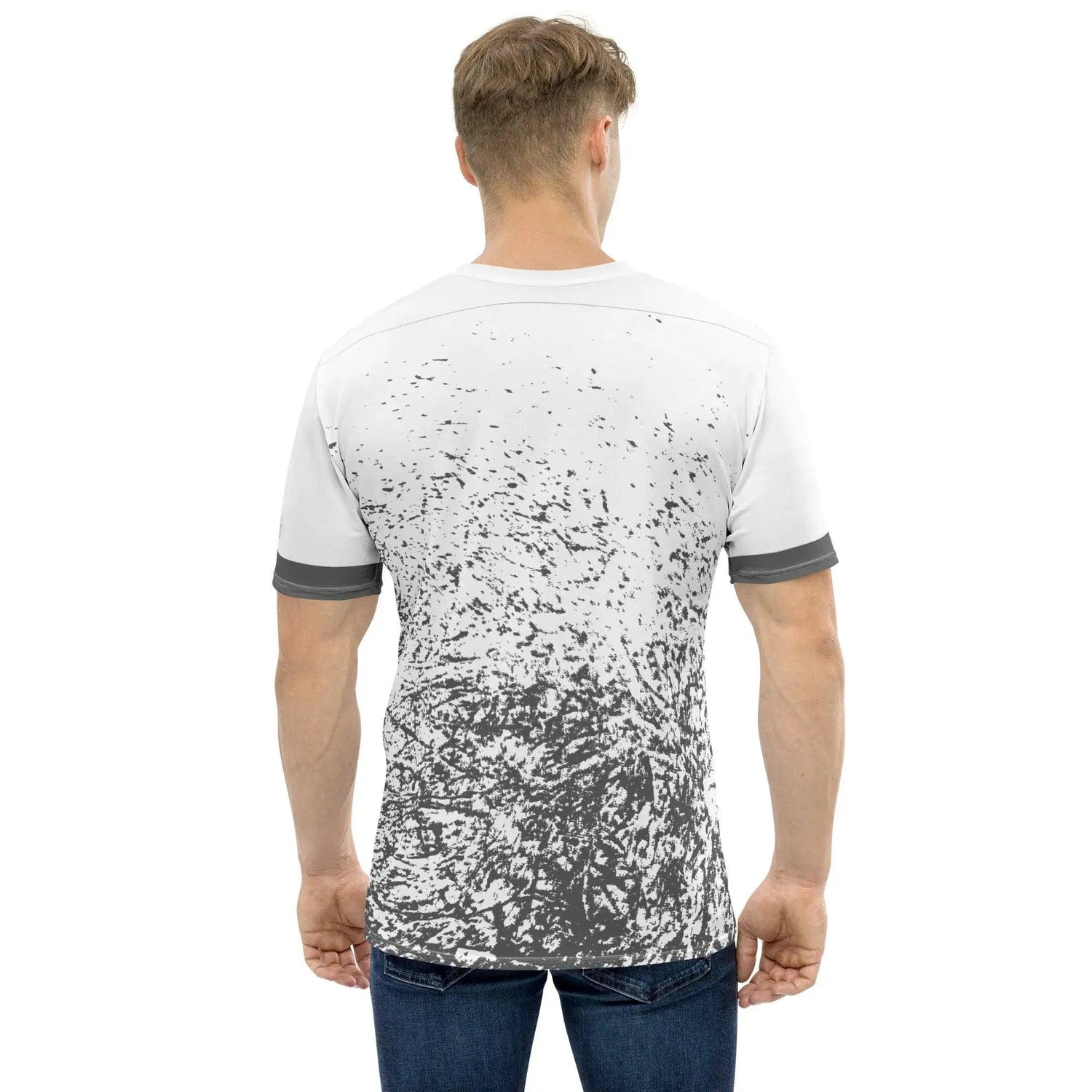 VIBES Premium T-Shirt | GRUNGE (Weiß/Grau) * Herren - Time Of Vibes
