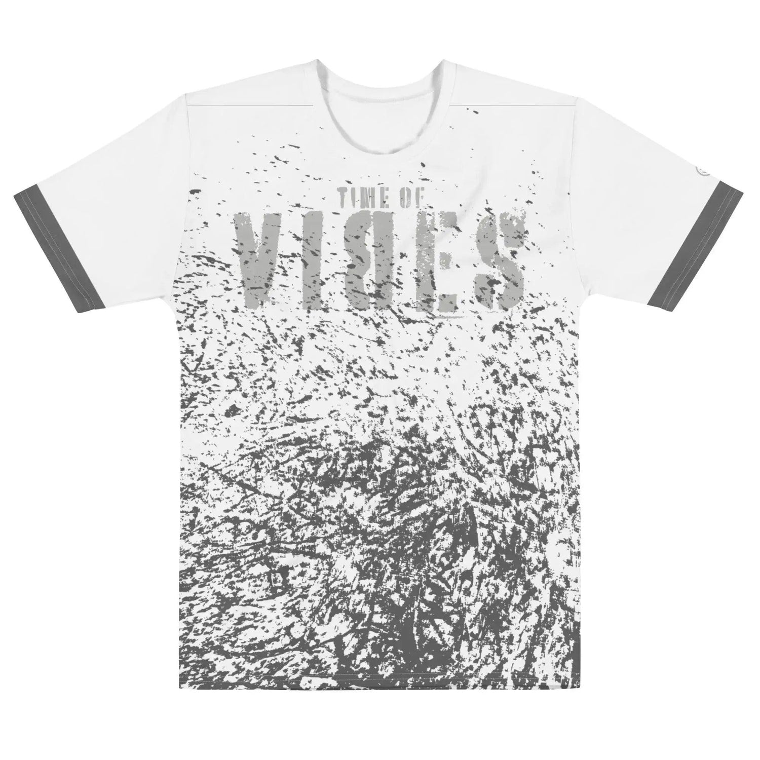 VIBES Premium T-Shirt | GRUNGE (Weiß/Grau) * Herren - Time Of Vibes