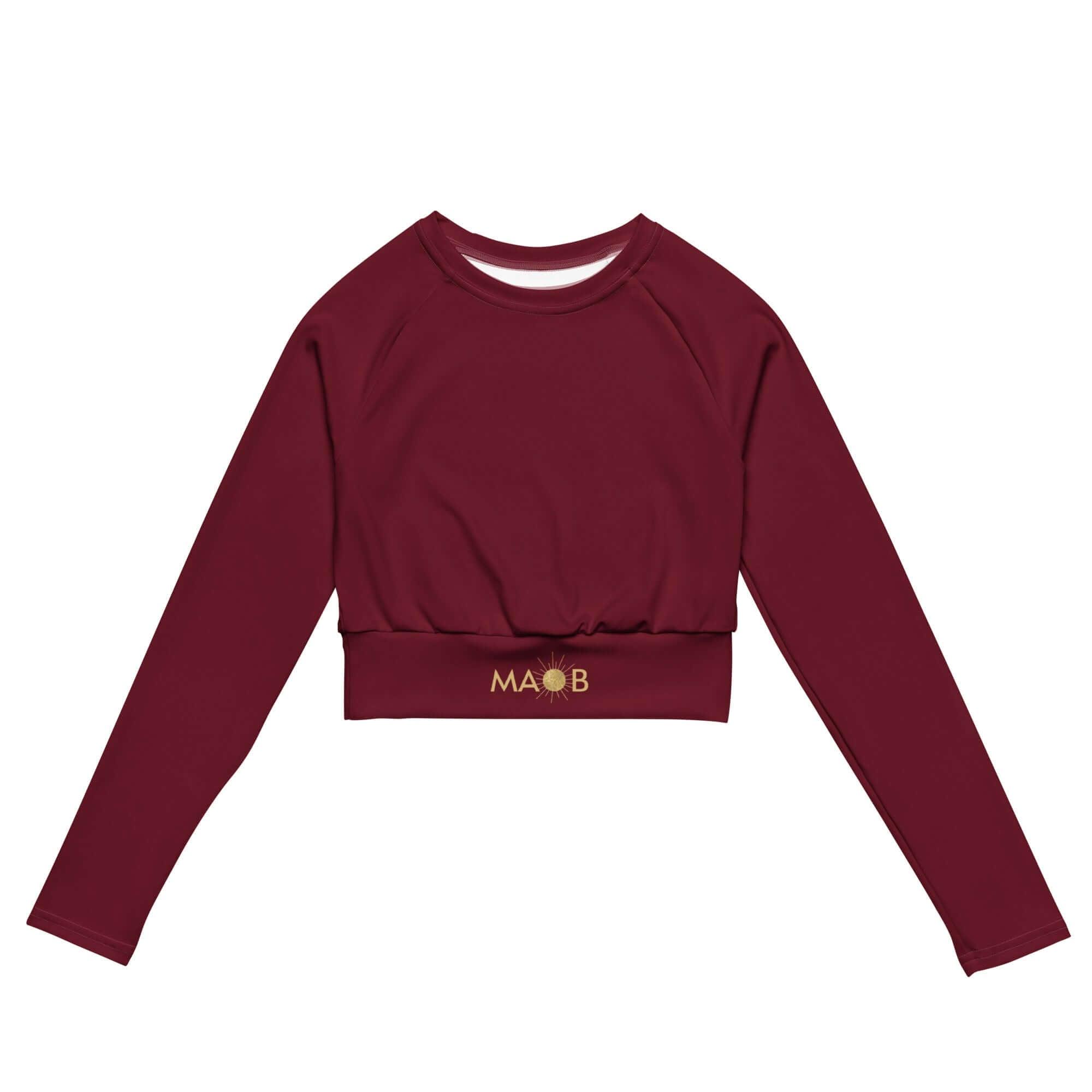 MAOB Langarm Crop Top | FEUER - Time Of Vibes