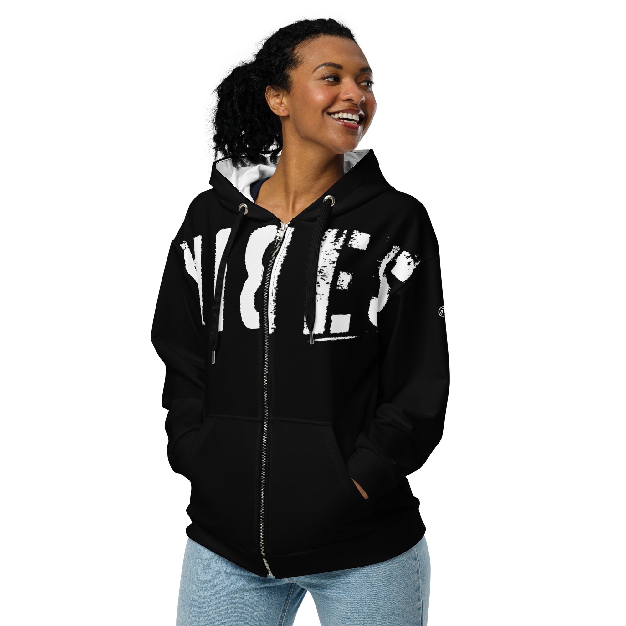 TOV Zip-Hoodie | VIBES II (Schwarz) * Unisex - Time Of Vibes