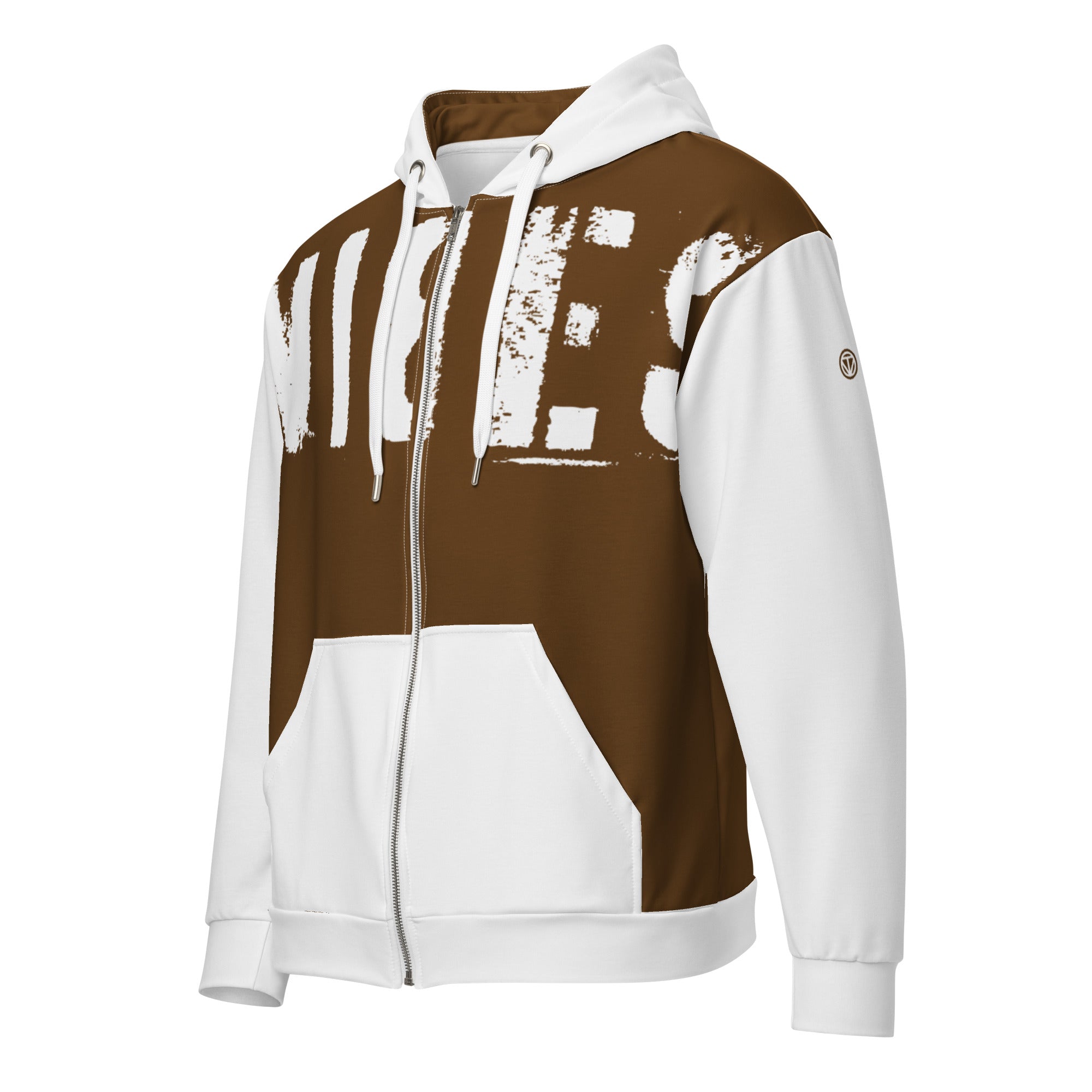 TOV Zip-Hoodie | VIBES II (Braun/Weiß) * Unisex - Time Of Vibes