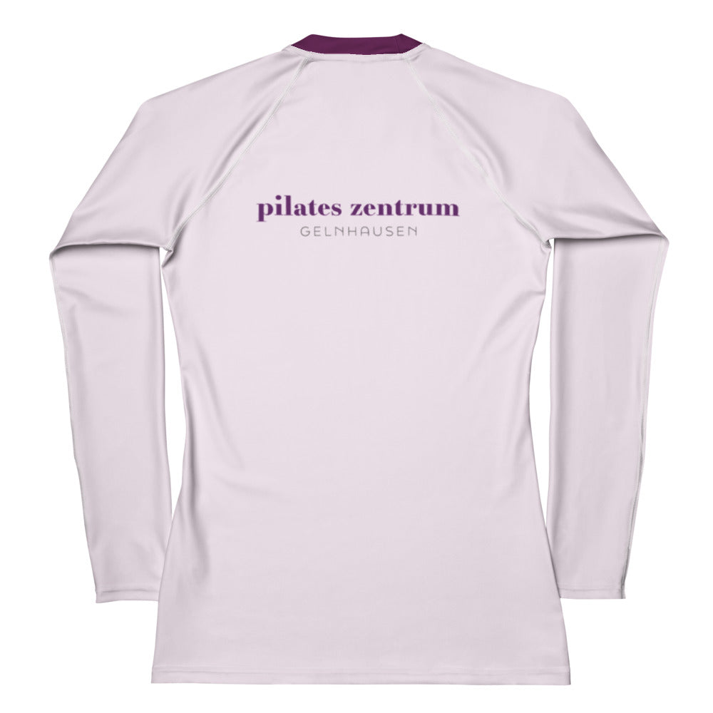 PILATES ZENTRUM Rash-Guard * Damen - Time Of Vibes