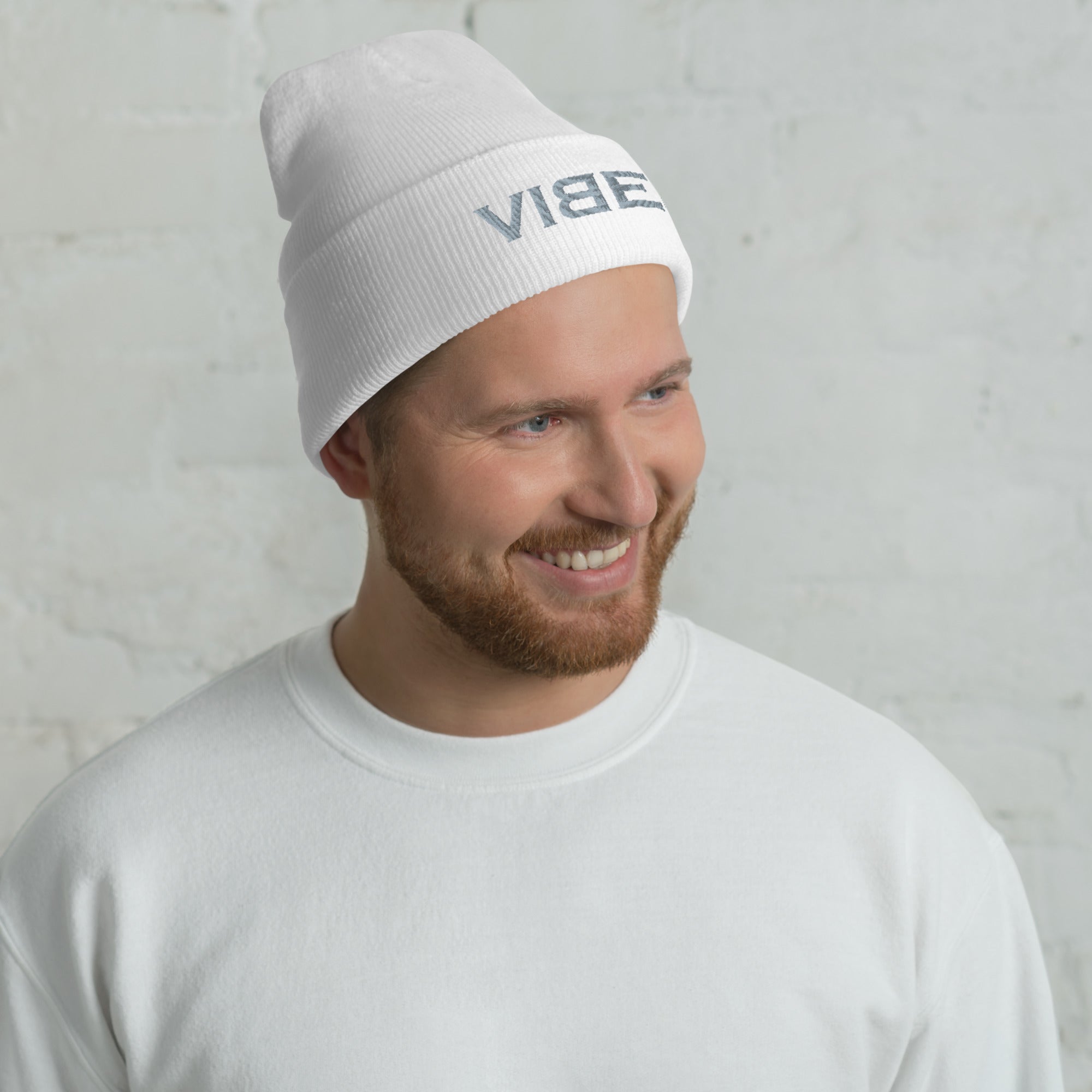 TOV Mütze | VIBES (viele Farben - Grau Bestickt) * Unisex - Time Of Vibes