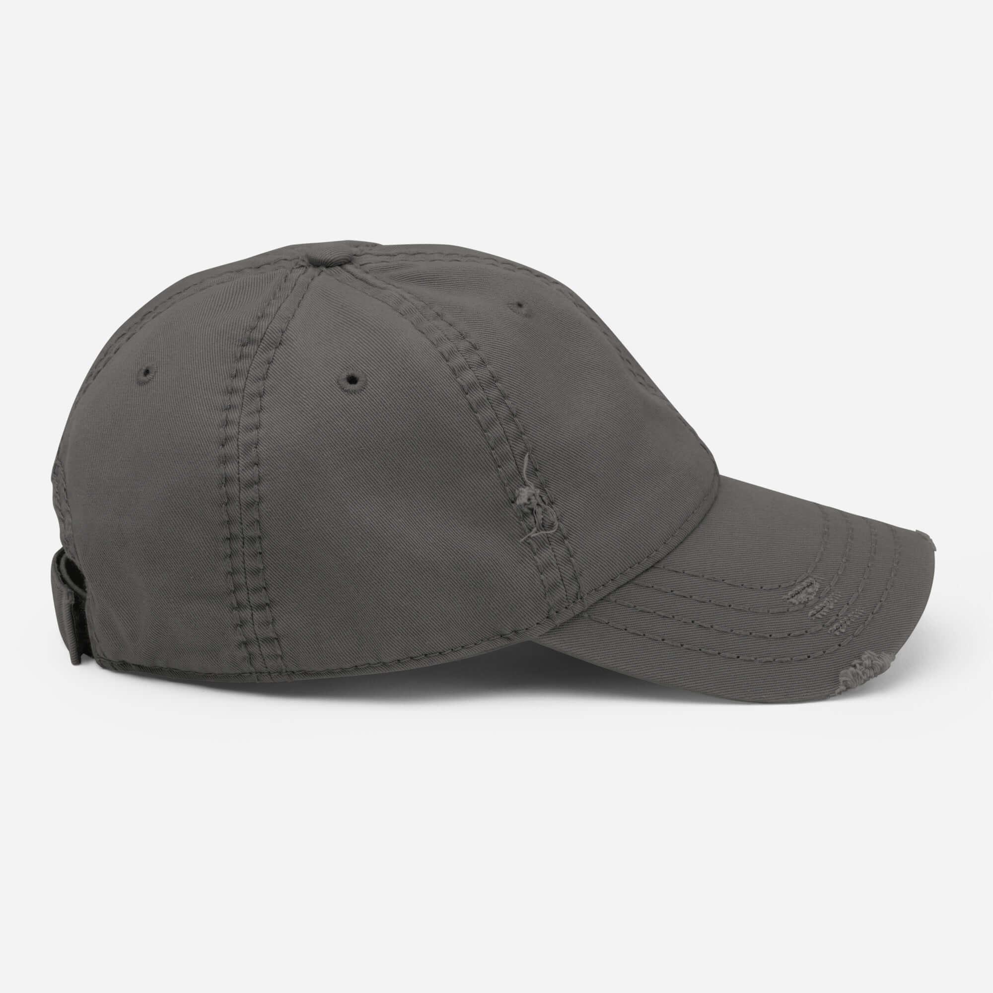 VIBES Baseball Mütze im Used-Look (Grau) - Time Of Vibes