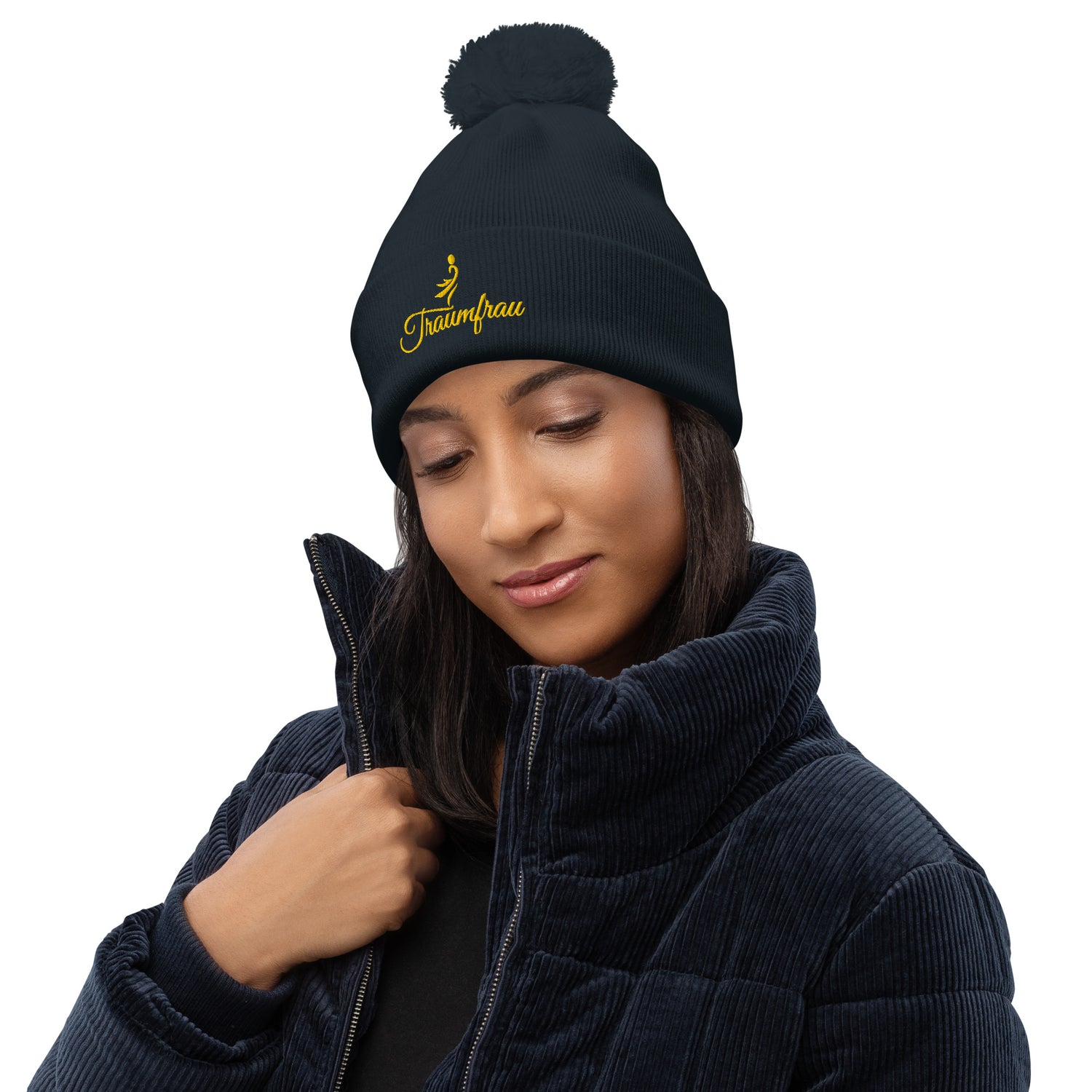 TOV Bommel-Beanie | TRAUMFRAU (viele Farben) - Time Of Vibes