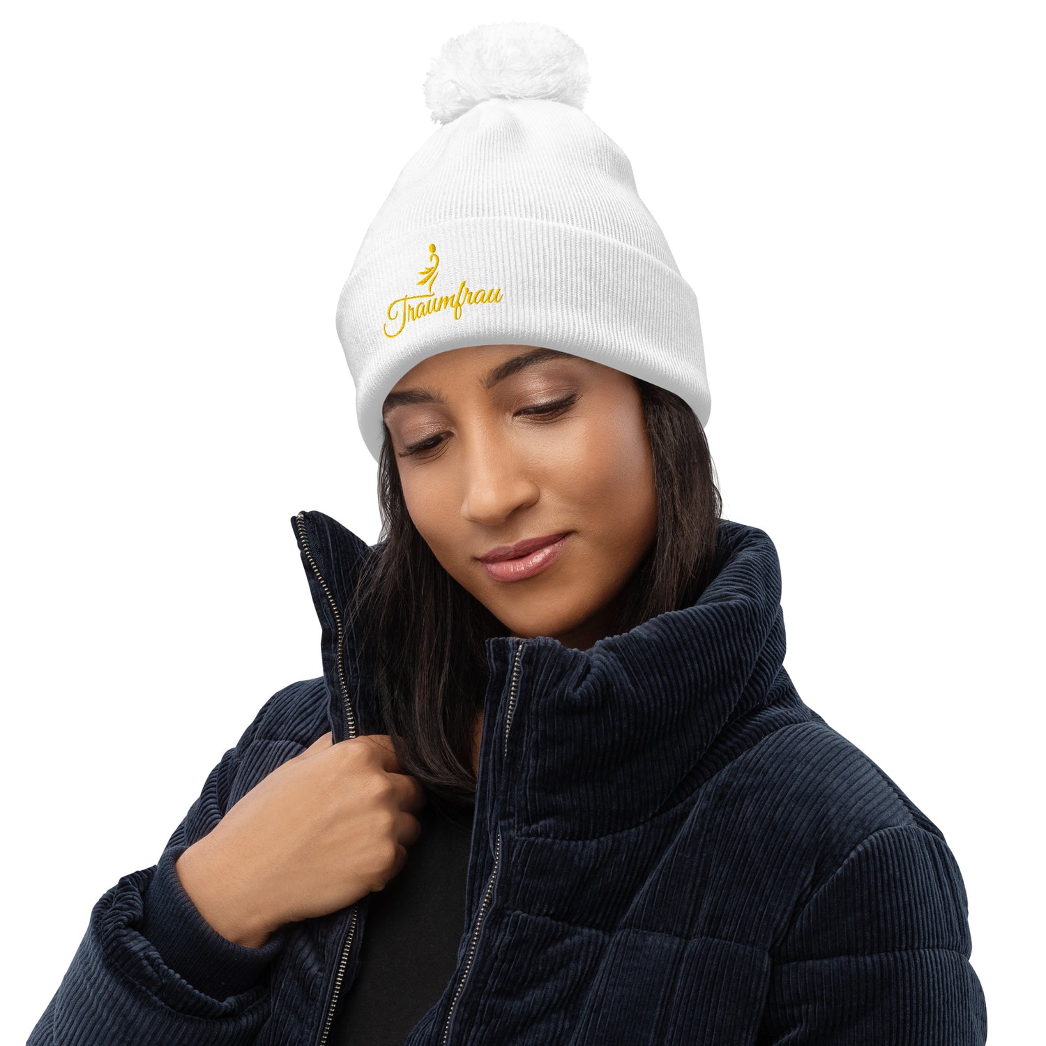 TOV Bommel-Beanie | TRAUMFRAU (viele Farben) - Time Of Vibes