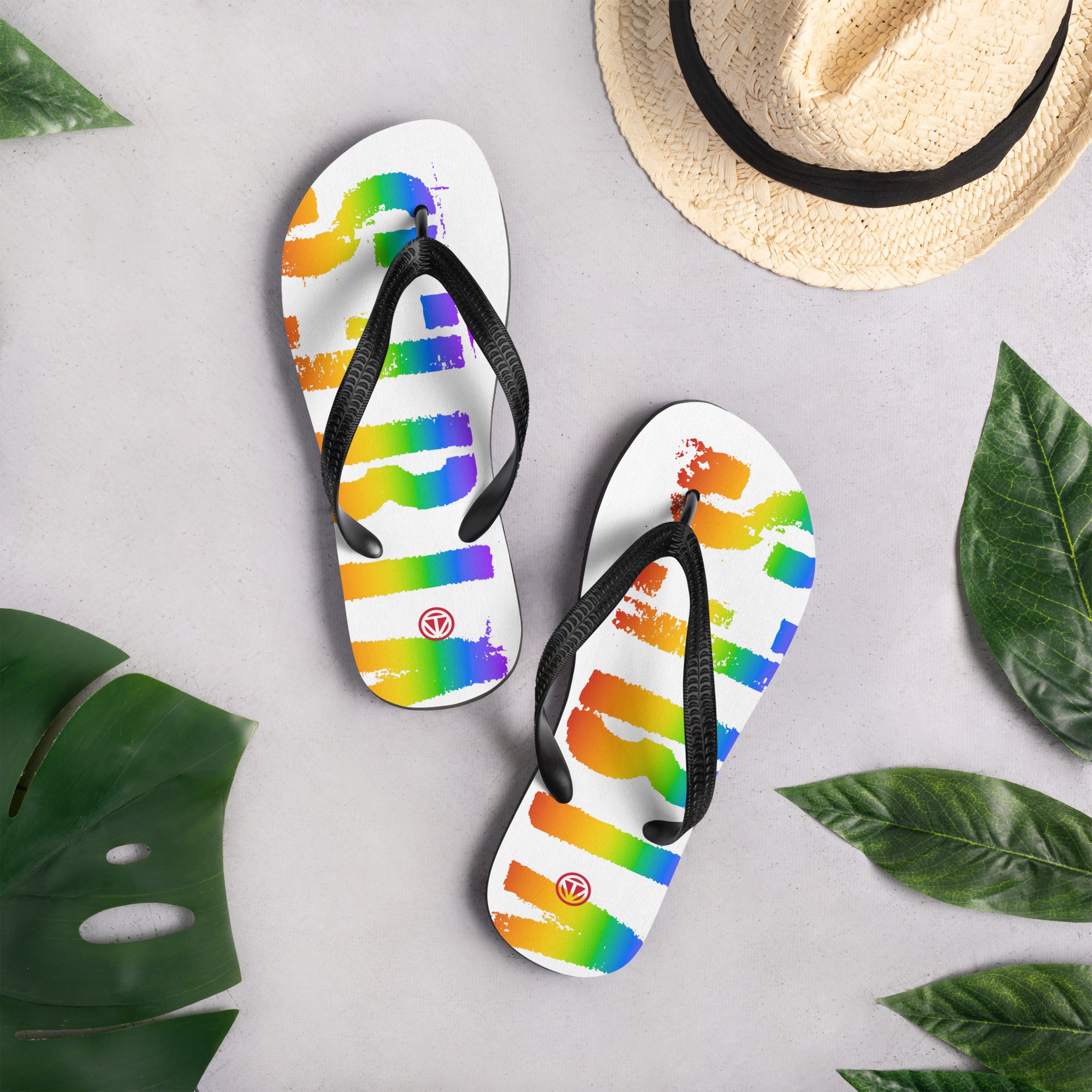 TOV Flip-Flops | VIBES II LGBTQ (Regenbogen) - Time Of Vibes