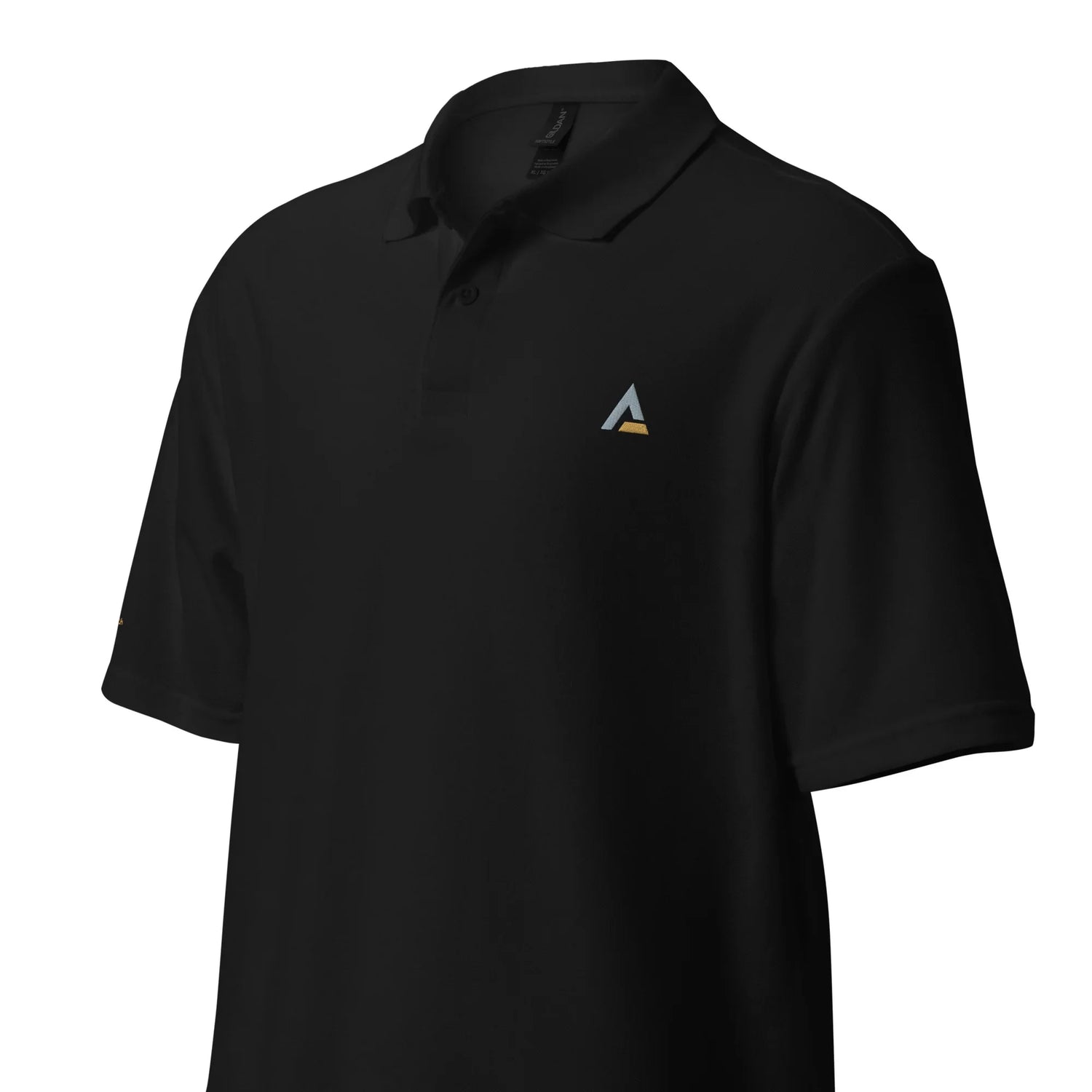 Unisex Piqué-Poloshirt (Schwarz) - Time Of Vibes