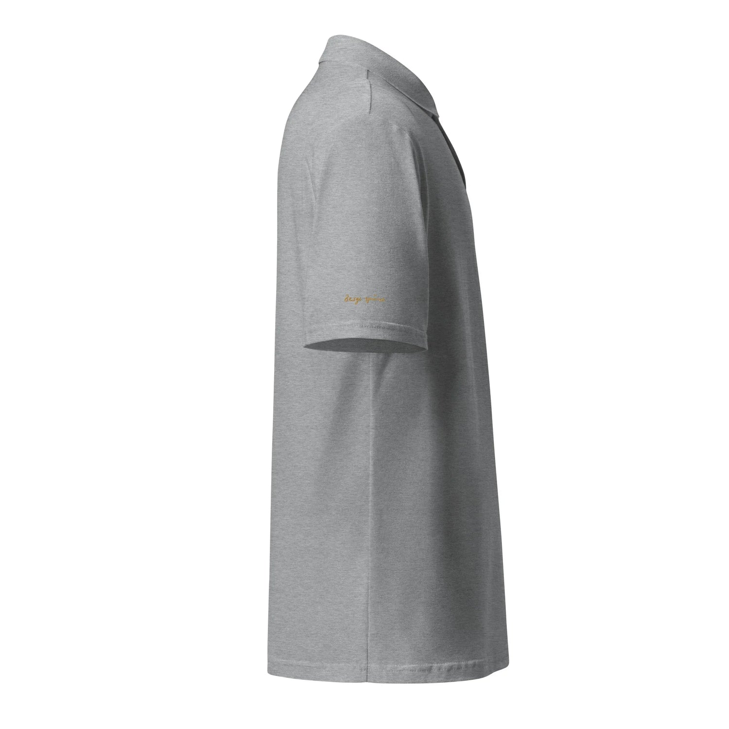 Unisex Piqué-Poloshirt (Grau) - Time Of Vibes