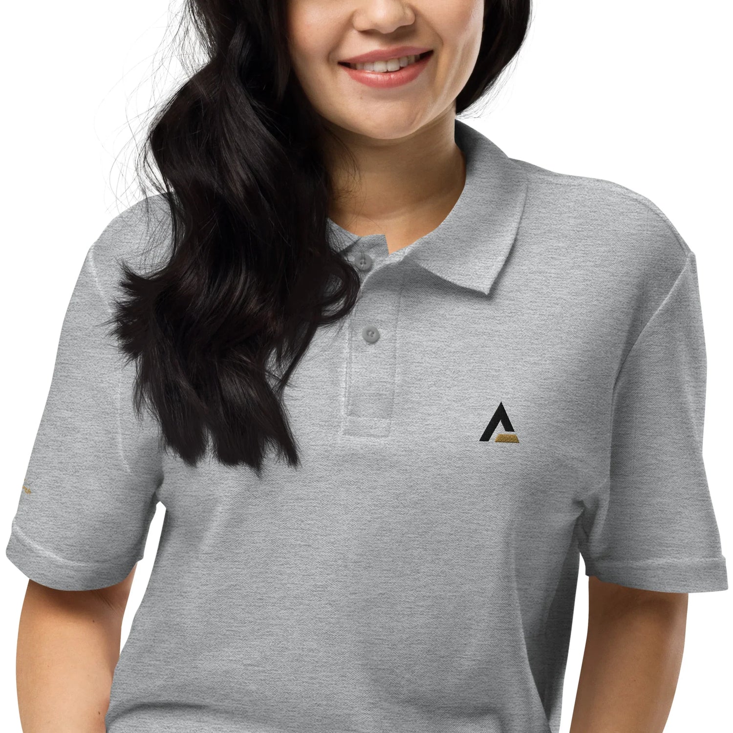 Unisex Piqué-Poloshirt (Grau) - Time Of Vibes