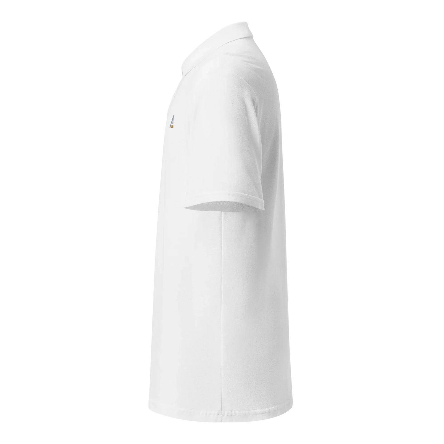 Unisex Piqué-Poloshirt (Weiß) - Time Of Vibes