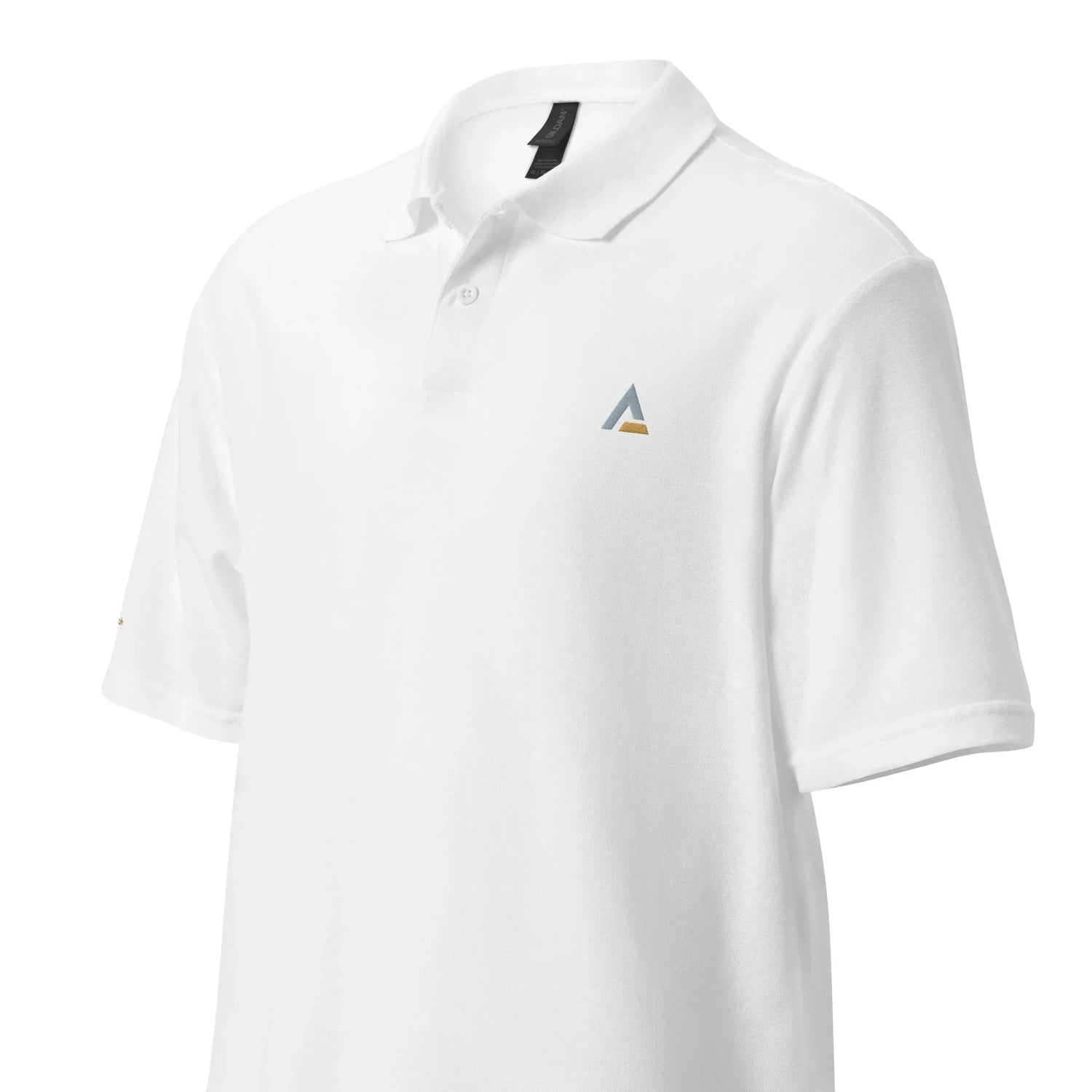 Unisex Piqué-Poloshirt (Weiß) - Time Of Vibes