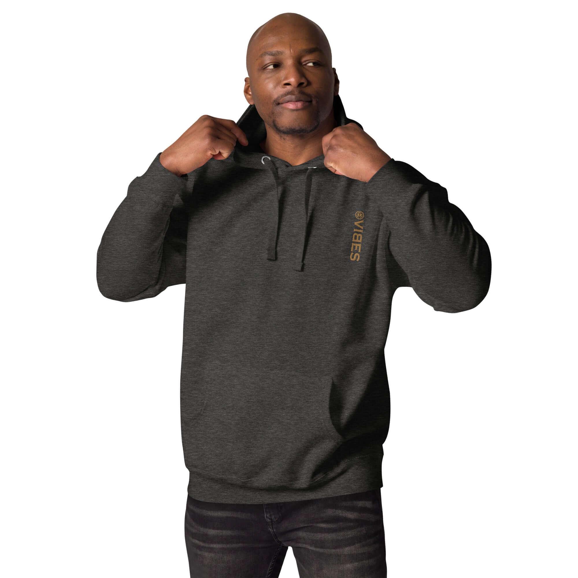 VIBES Hoodie | Upside (Grau/Gold) * Unisex - Time Of Vibes