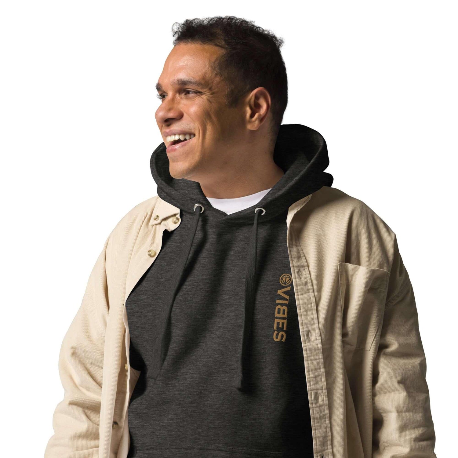 VIBES Hoodie | Upside (Grau/Gold) * Unisex - Time Of Vibes