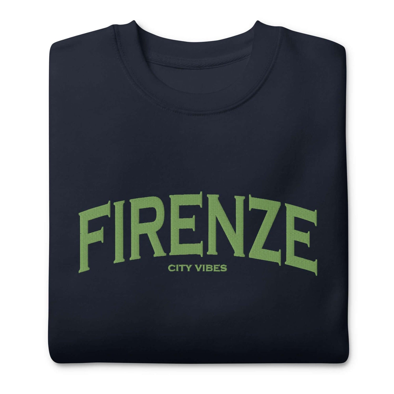 VIBES Premium Sweatshirt City | FLORENZ (Blau/Grün) * Unisex - Time Of Vibes