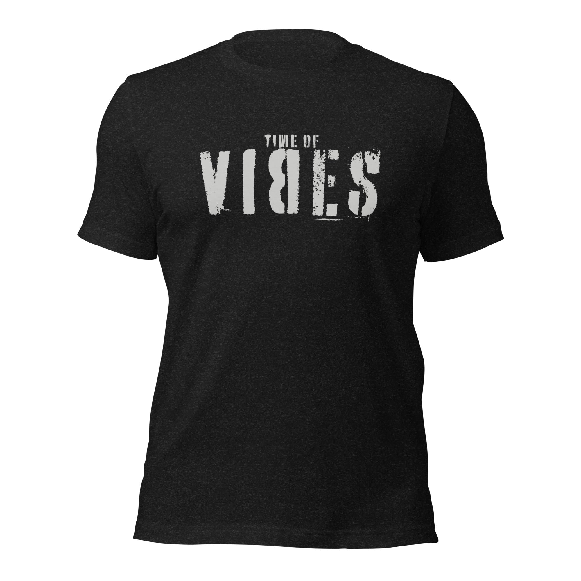 VIBES T-Shirt TOV (Schwarz/Silber) * Unisex - Time Of Vibes