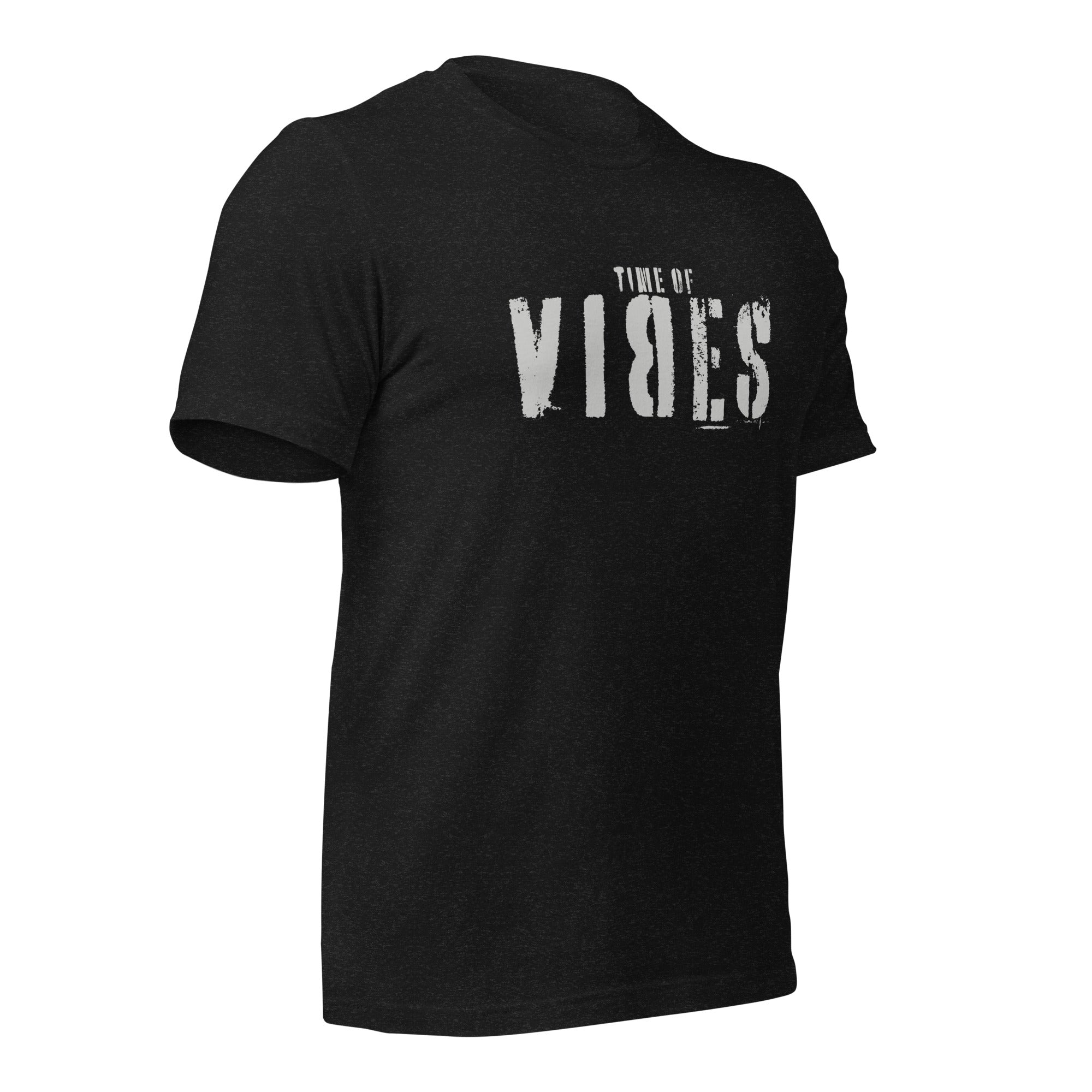 VIBES T-Shirt TOV (Schwarz/Silber) * Unisex - Time Of Vibes