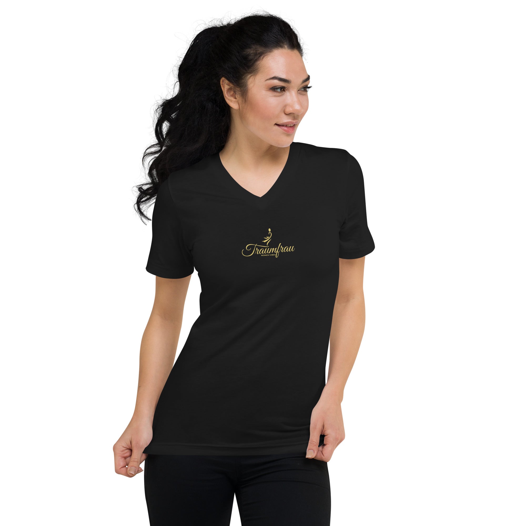 TOV T-Shirt mit V-Ausschnitt | TRAUMFRAU - Time Of Vibes