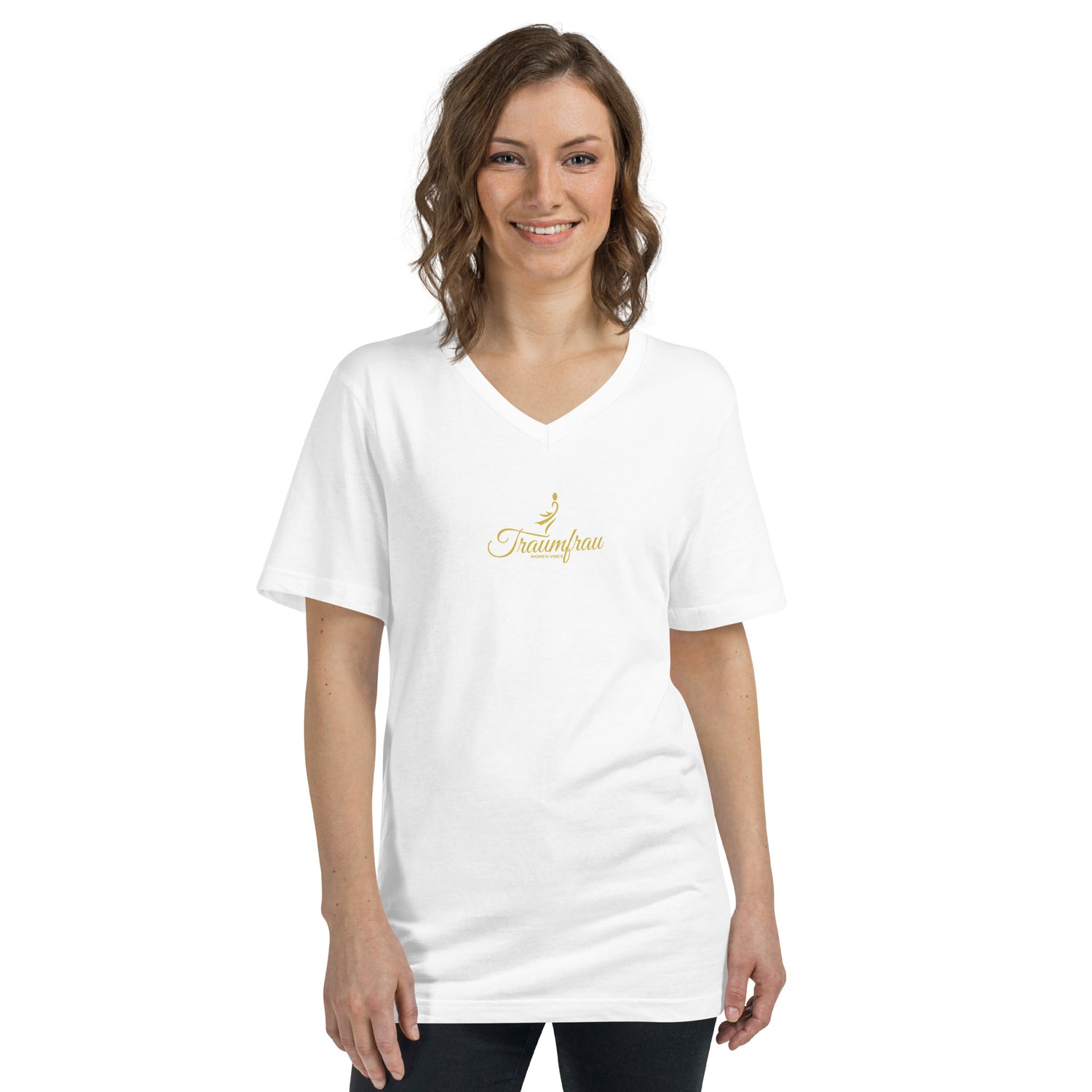 TOV T-Shirt mit V-Ausschnitt | TRAUMFRAU - Time Of Vibes