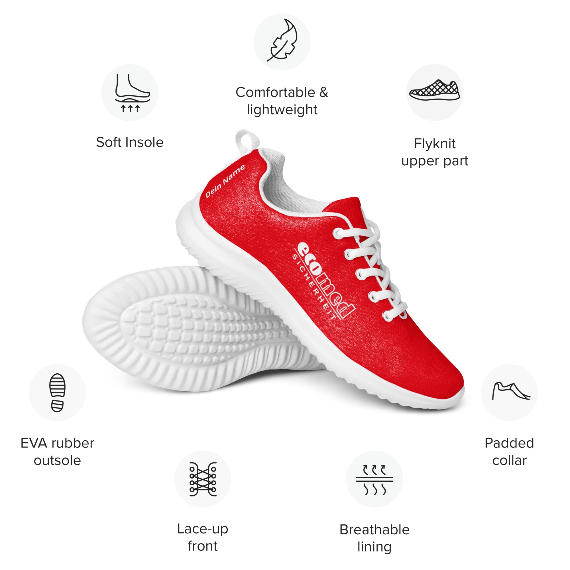 ECOMED Sportschuhe | Personalisierbar * Damen - Time Of Vibes