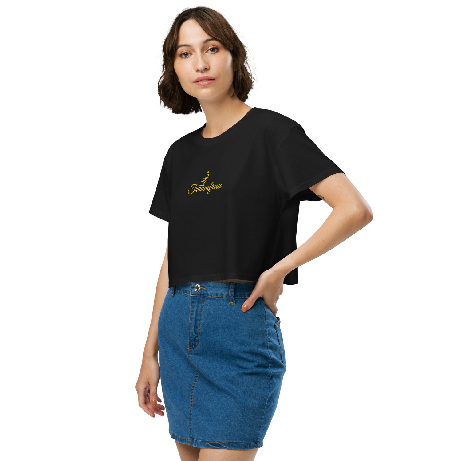 TOV Crop-Top T-Shirt | TRAUMFRAU (zwei Farben) - Time Of Vibes