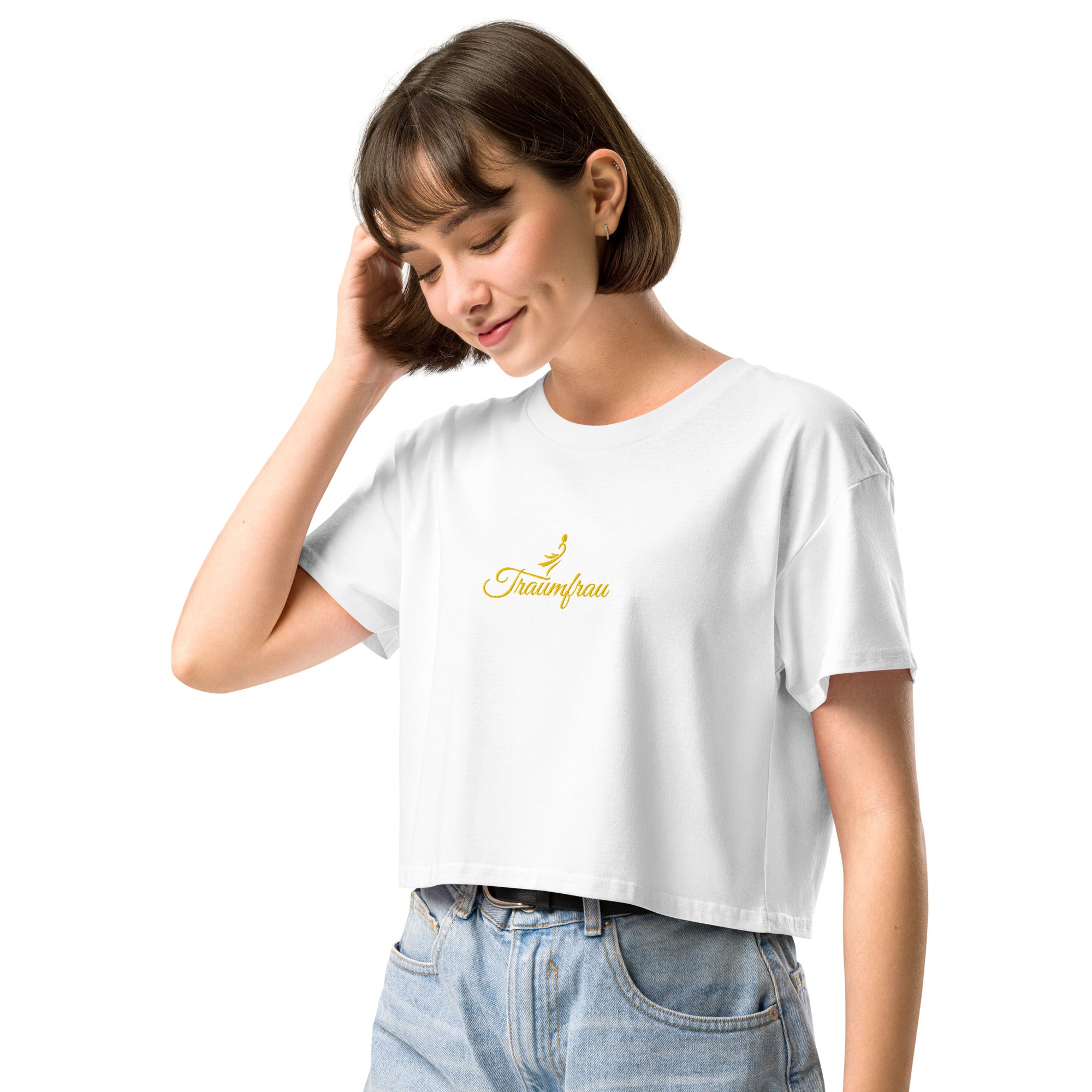 TOV Crop-Top T-Shirt | TRAUMFRAU (zwei Farben) - Time Of Vibes