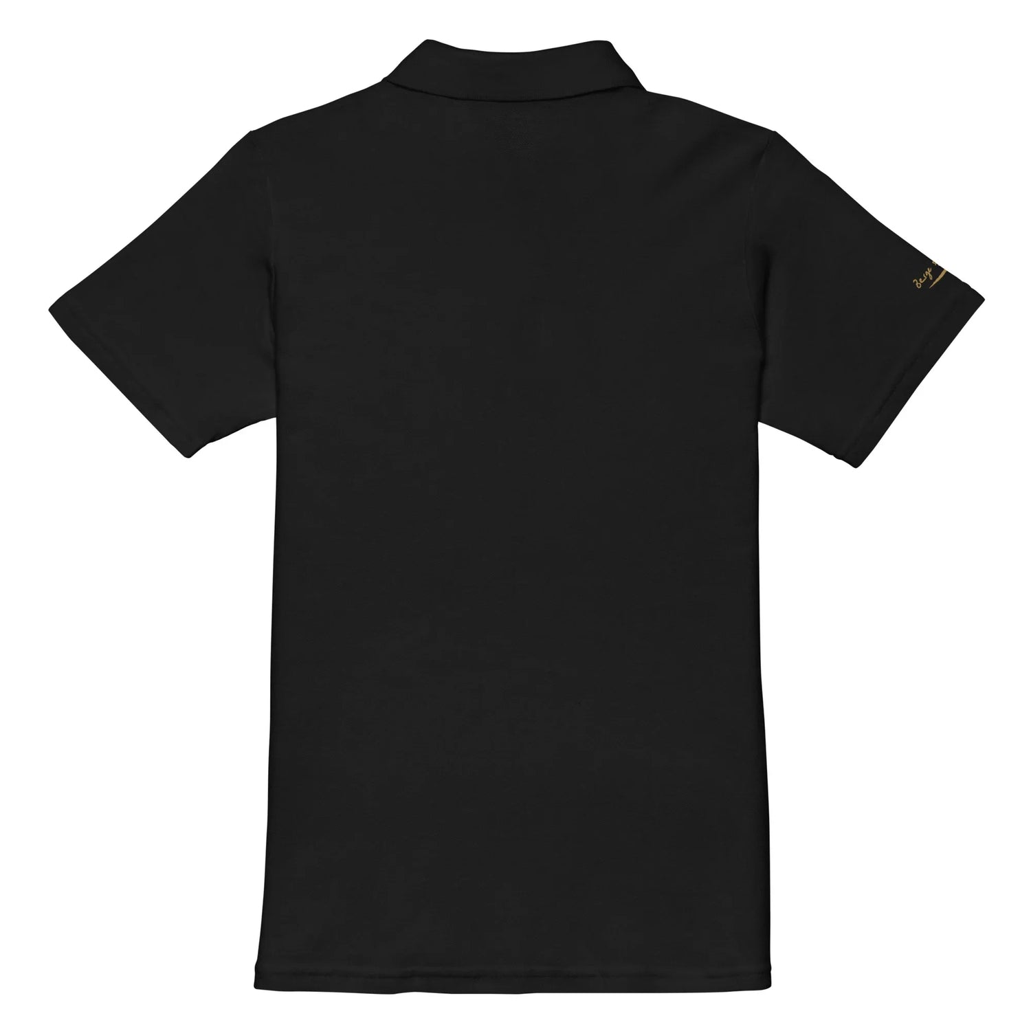 Piqué-Poloshirt für Damen (Schwarz) - Time Of Vibes