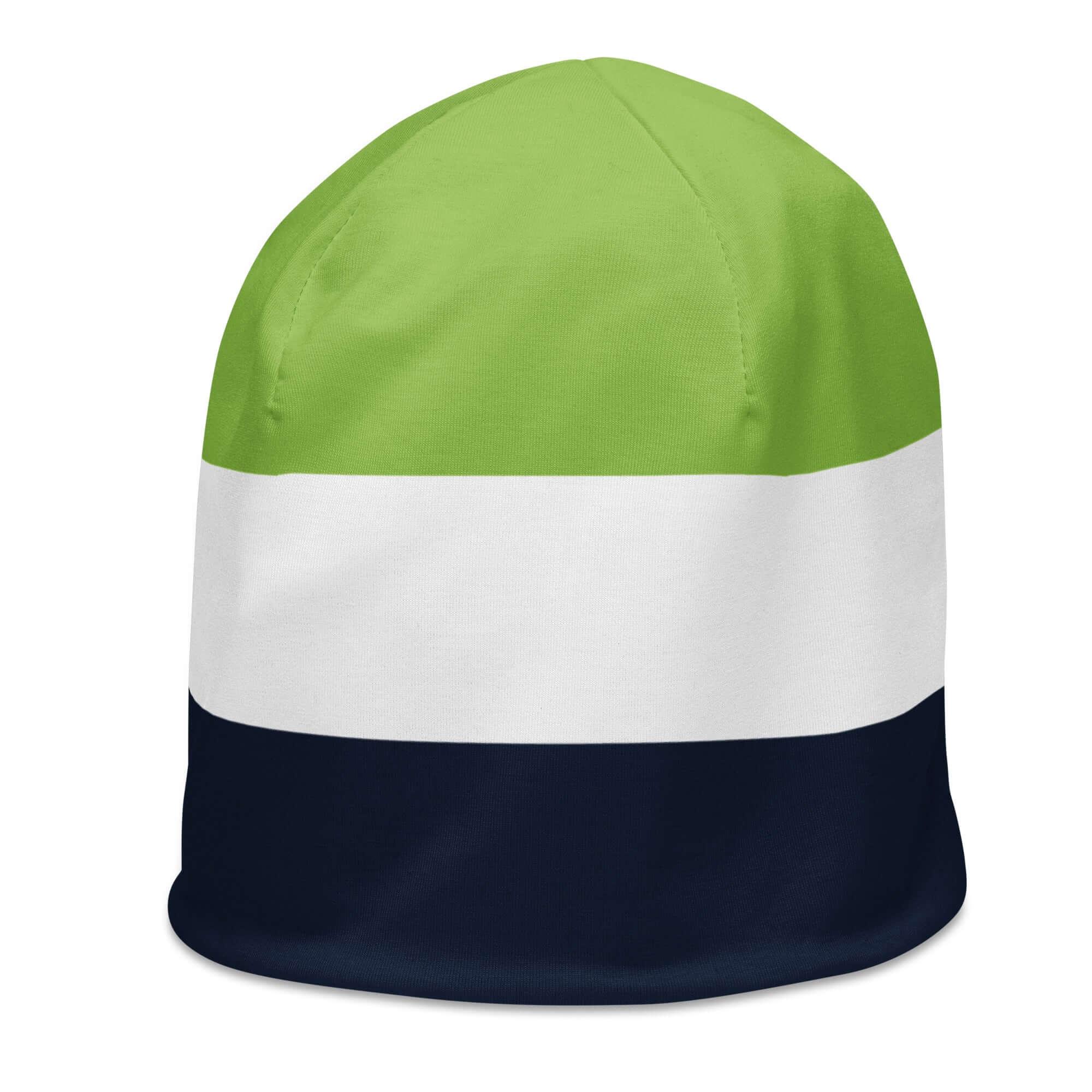 VIBES Beanie Unisex | MODERN (Blau/Weiß/Grün) - Time Of Vibes