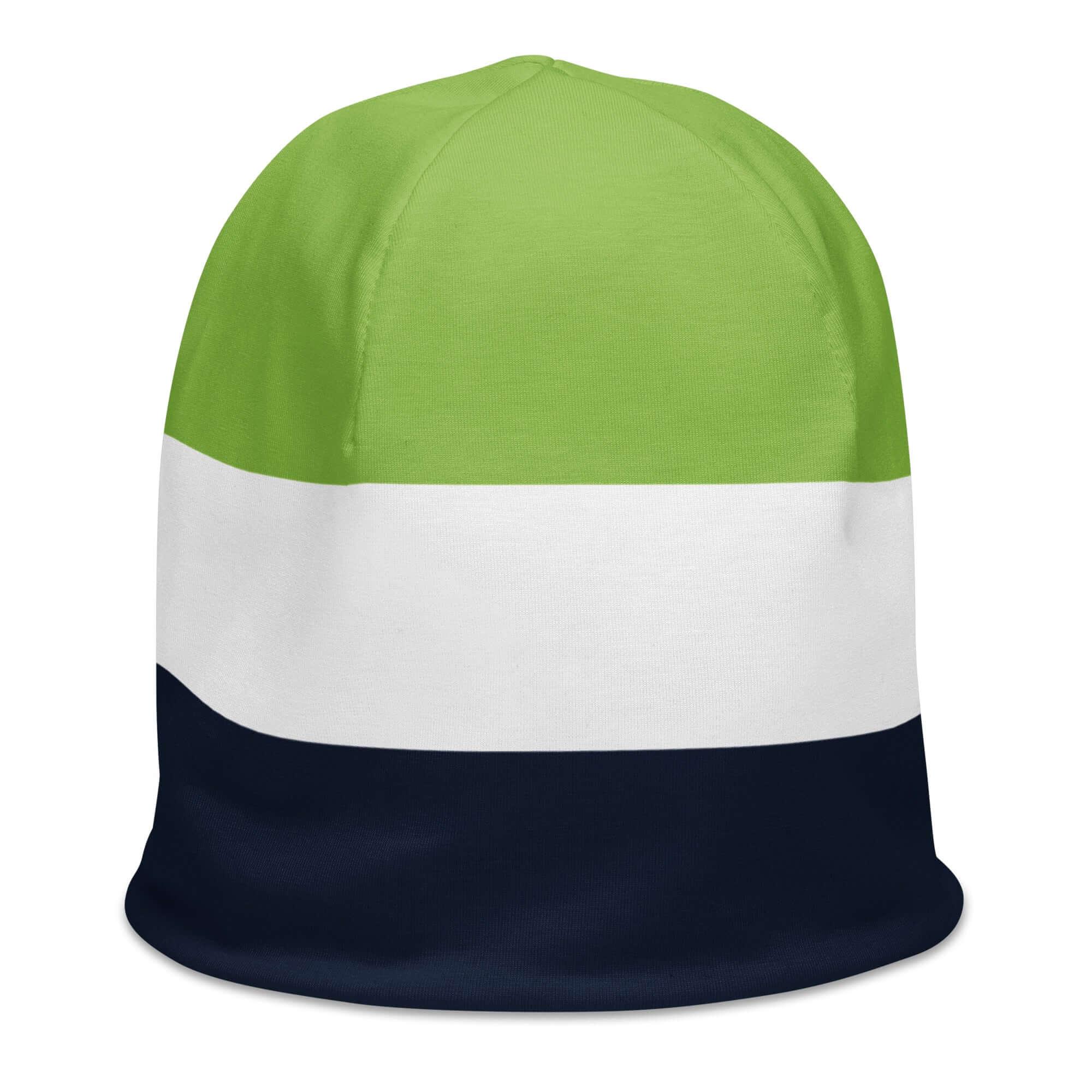VIBES Beanie Unisex | MODERN (Blau/Weiß/Grün) - Time Of Vibes