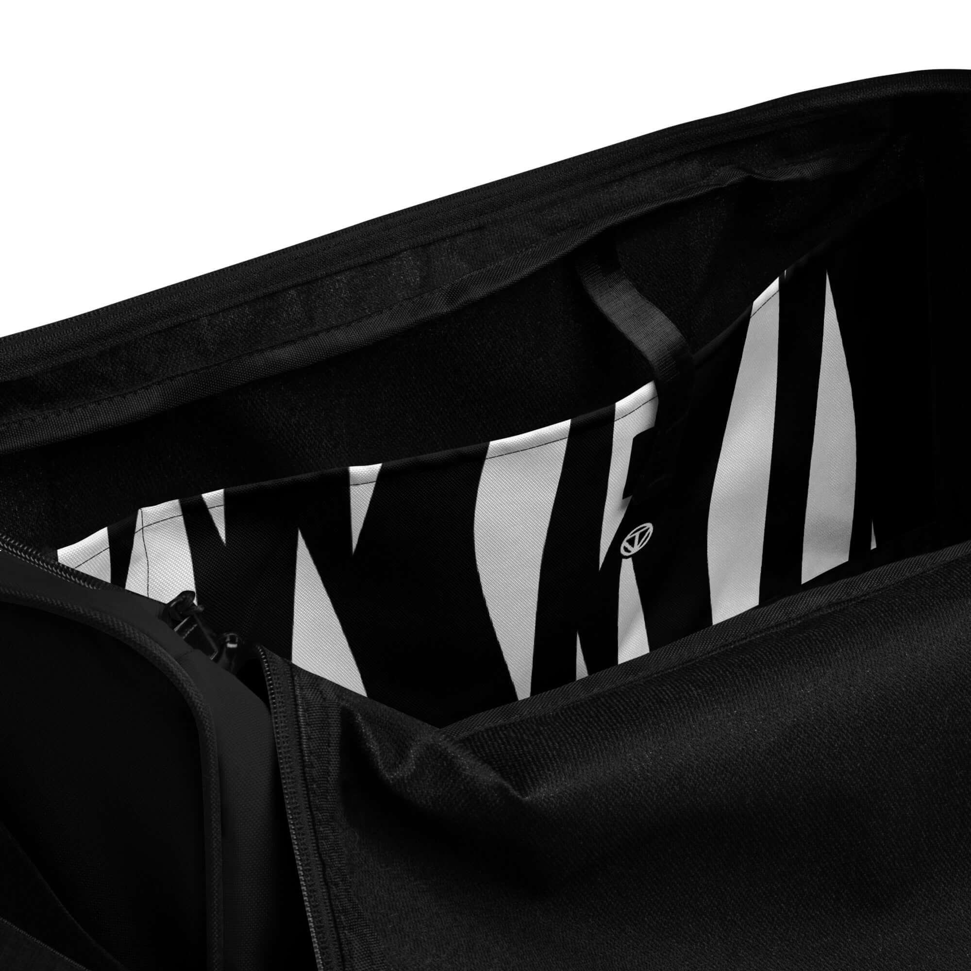 VIBES Reisetasche | JUNGLE (Schwarz/Weiß) - Time Of Vibes