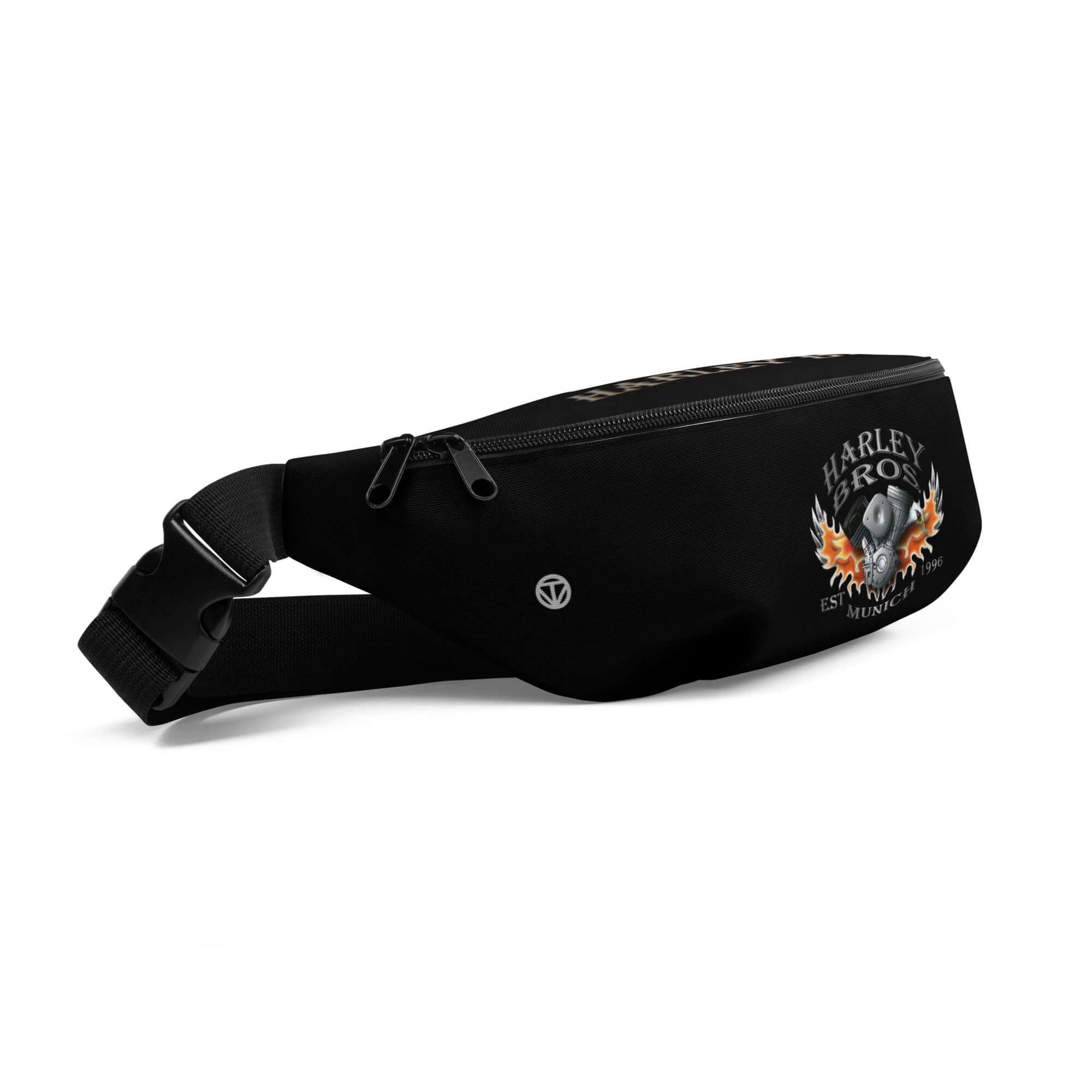 HARLEY BROS Gürteltasche (Schwarz) - Time Of Vibes