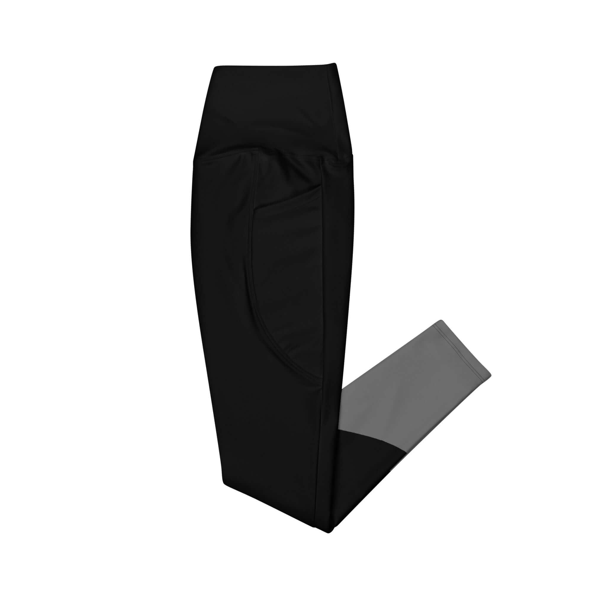 VIBES Leggings mit Taschen | ABSTRAKT (Schwarz) - Time Of Vibes