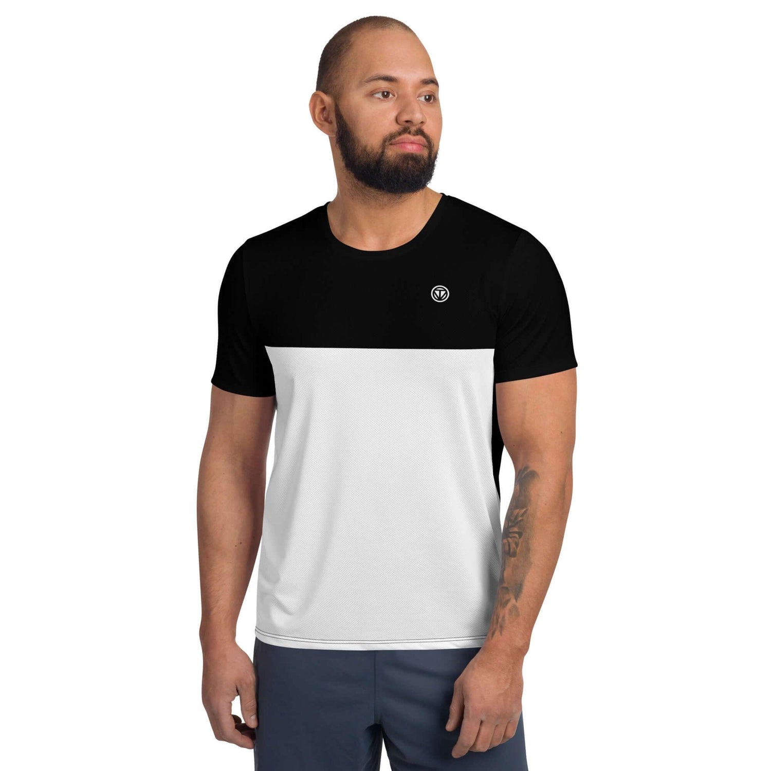 VIBES Sportshirt Herren | PART (Weiß/Schwarz) - Time Of Vibes