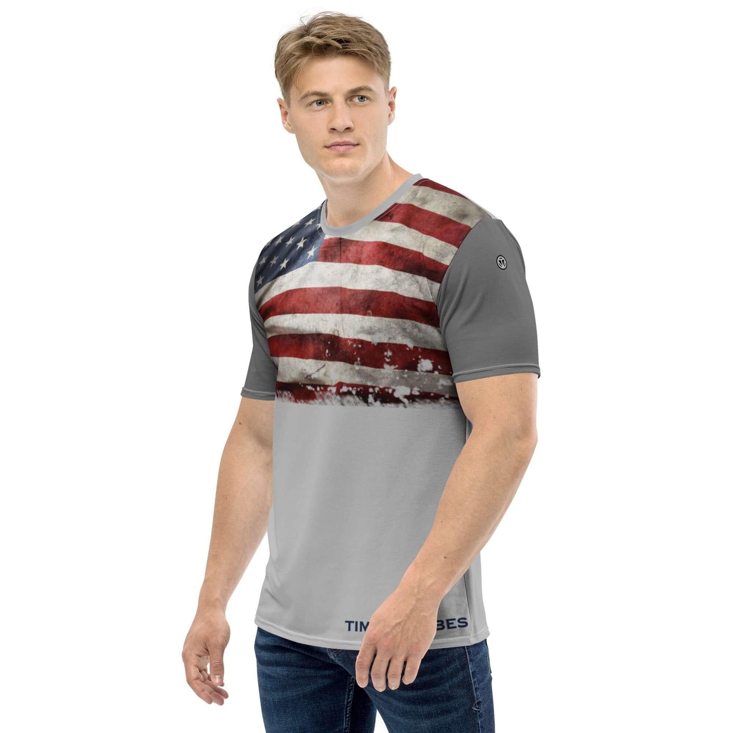 VIBES Premium T-Shirt | USA (Grau) * Herren - Time Of Vibes