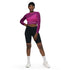 VIBES Langarm Crop-Top | ABSTRACT (Pink) - Time Of Vibes