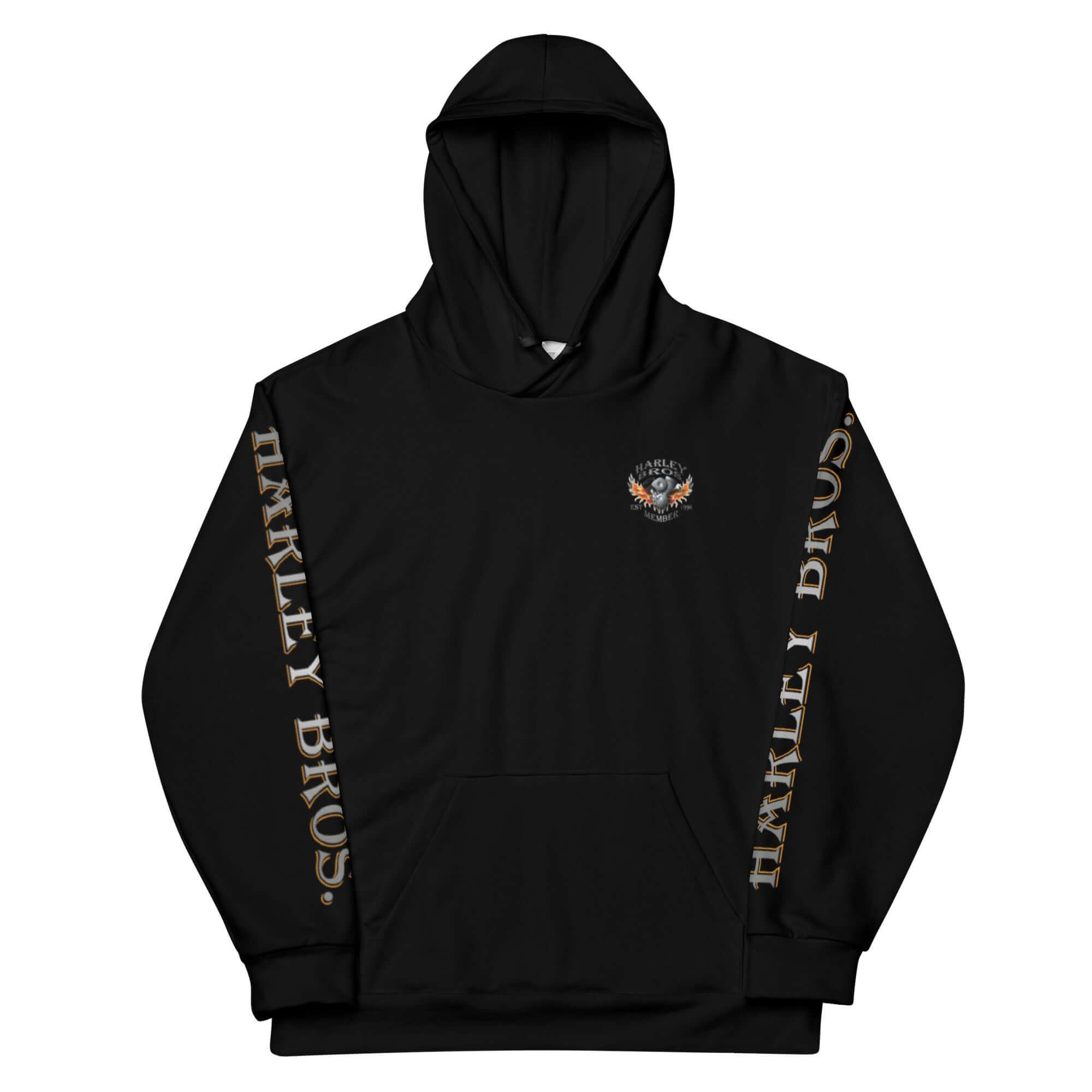 HARLEY BROS Premium Kapuzenpullover 23 Member (Schwarz) - Time Of Vibes