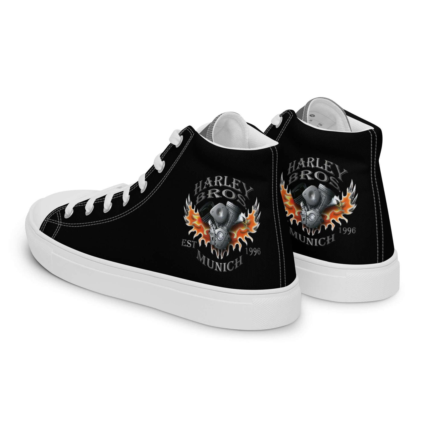 HARLEY BROS Herren High Sneaker 23 (Schwarz/Grau) - Time Of Vibes