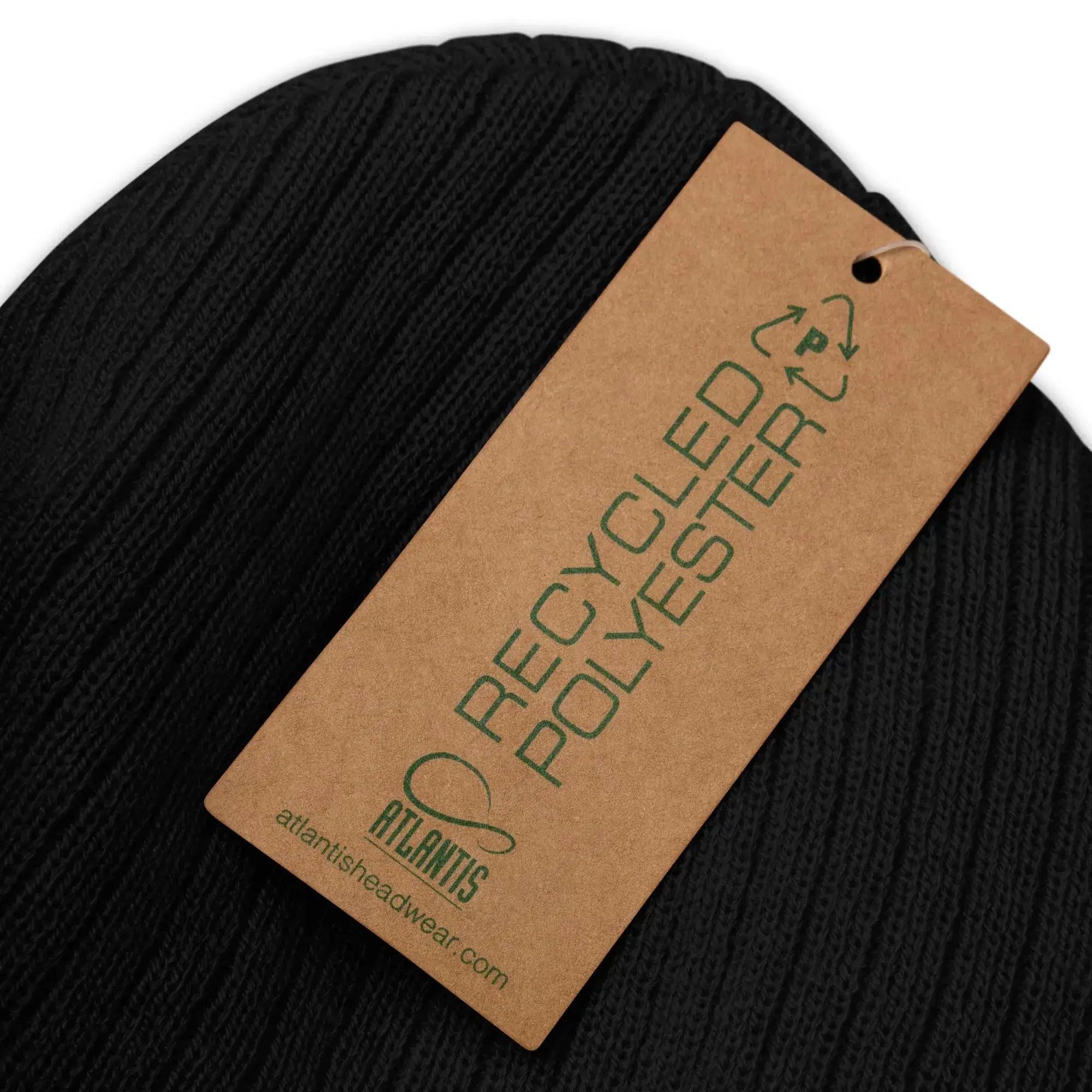 VIBES Beanie - Strickmütze Unisex (Schwarz/Grau) - Time Of Vibes