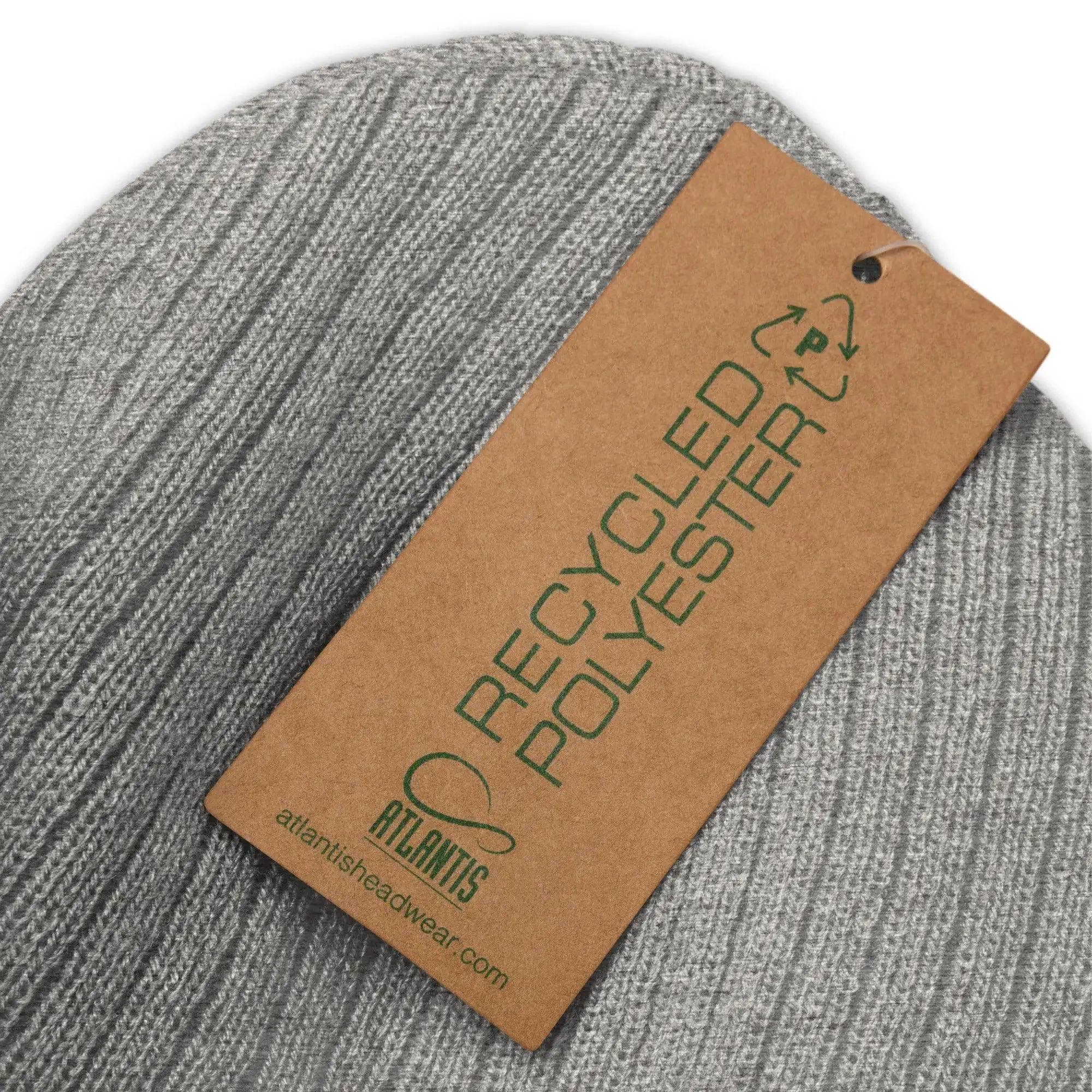 VIBES Beanie - Strickmütze Unisex (Grau/Orange) - Time Of Vibes