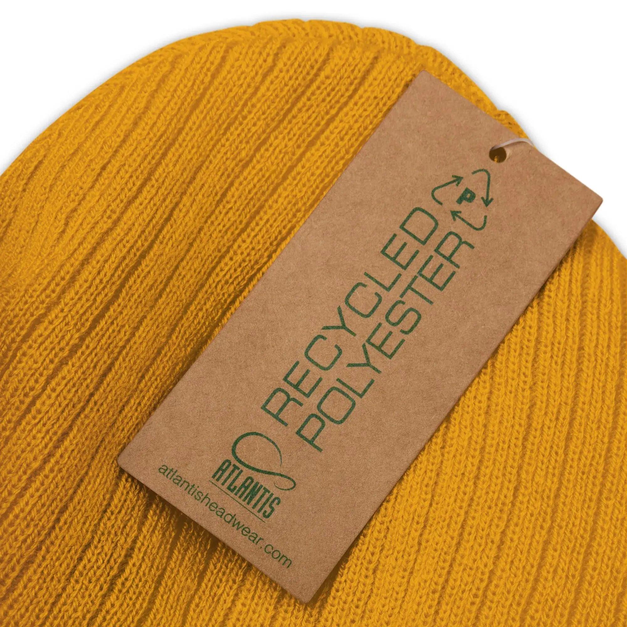 VIBES Beanie - Strickmütze Unisex (Orange/Grün) - Time Of Vibes
