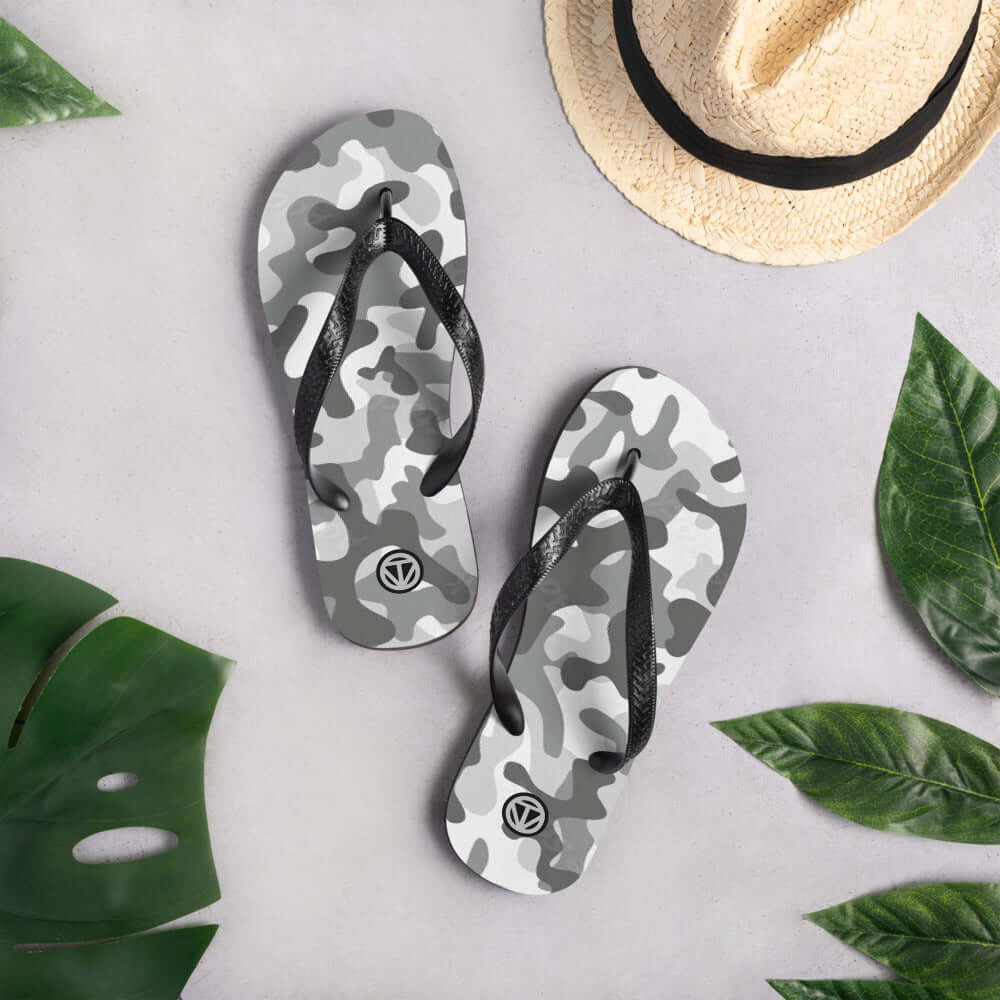 TIME OF VIBES TOV Flip-Flops CAMOUFLAGE (Grau) - €25,00