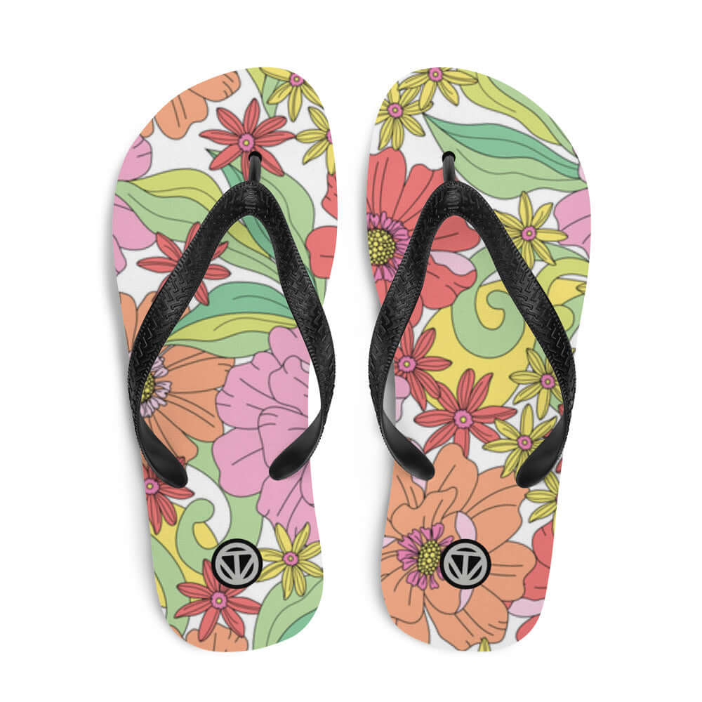 TIME OF VIBES TOV Flip-Flops FLOWERPOWER - €25,00