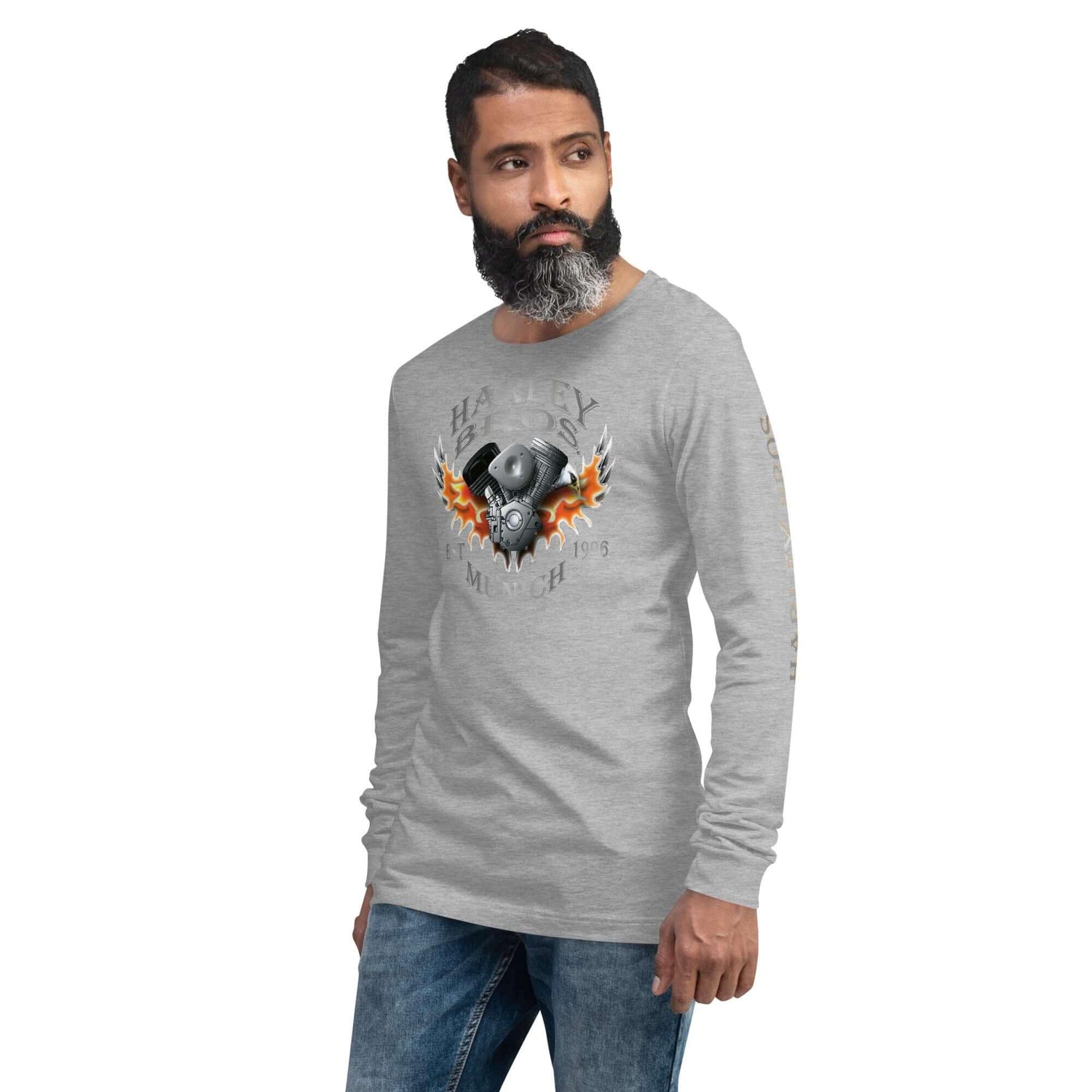HARLEY BROS Langarm T-Shirt (viele Farben) - Time Of Vibes