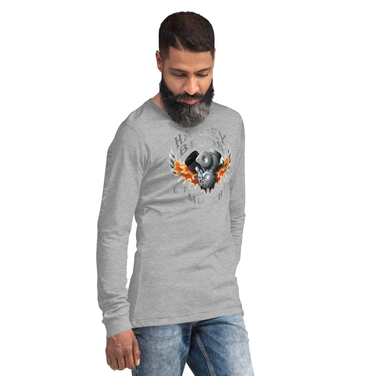 HARLEY BROS Langarm T-Shirt (viele Farben) - Time Of Vibes