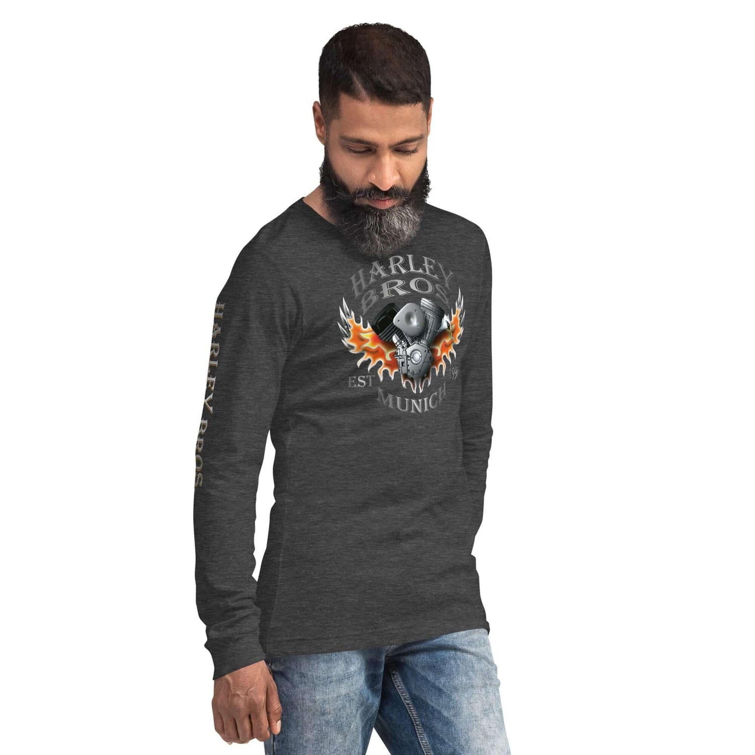 HARLEY BROS Langarm T-Shirt (viele Farben) - Time Of Vibes