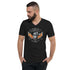 HARLEY BROS V-Neck T-Shirt 23 (Schwarz) - Time Of Vibes