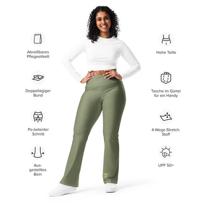 MAOB Leggins mit Schlag | Erde - Time Of Vibes