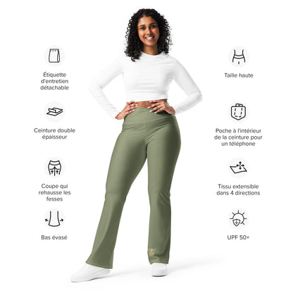 MAOB Leggins mit Schlag | Erde - Time Of Vibes