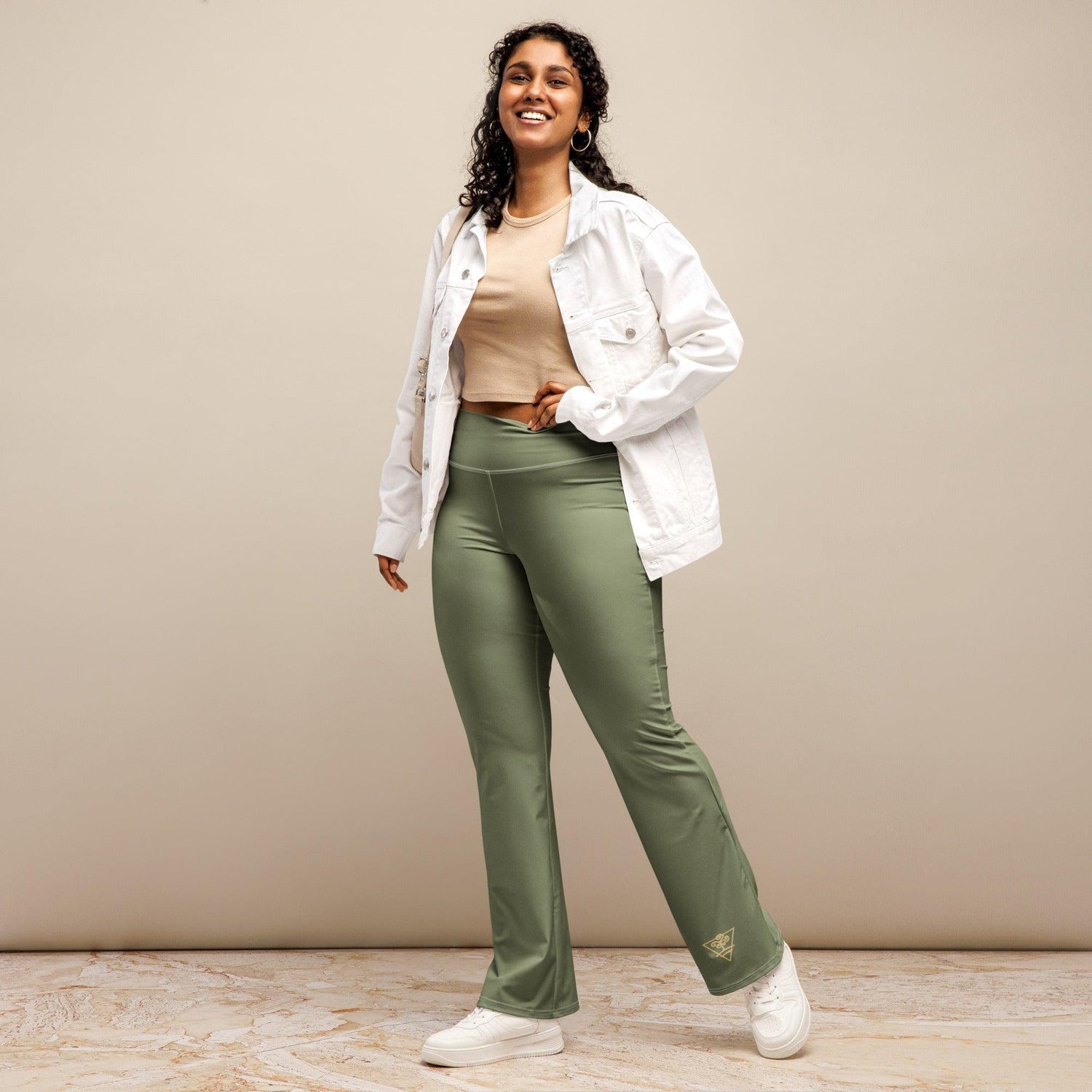 MAOB Leggins mit Schlag | Erde - Time Of Vibes